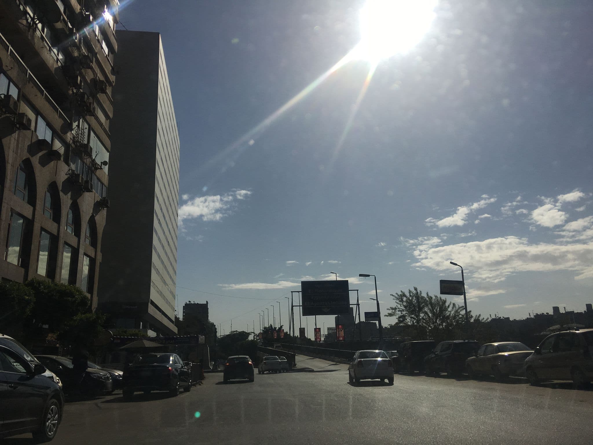 Street view near Om Kolthoom Hotel & Tower, Būlāq Abū al ‘Ilā — © myoussef87 (CC BY-SA · Mapillary)