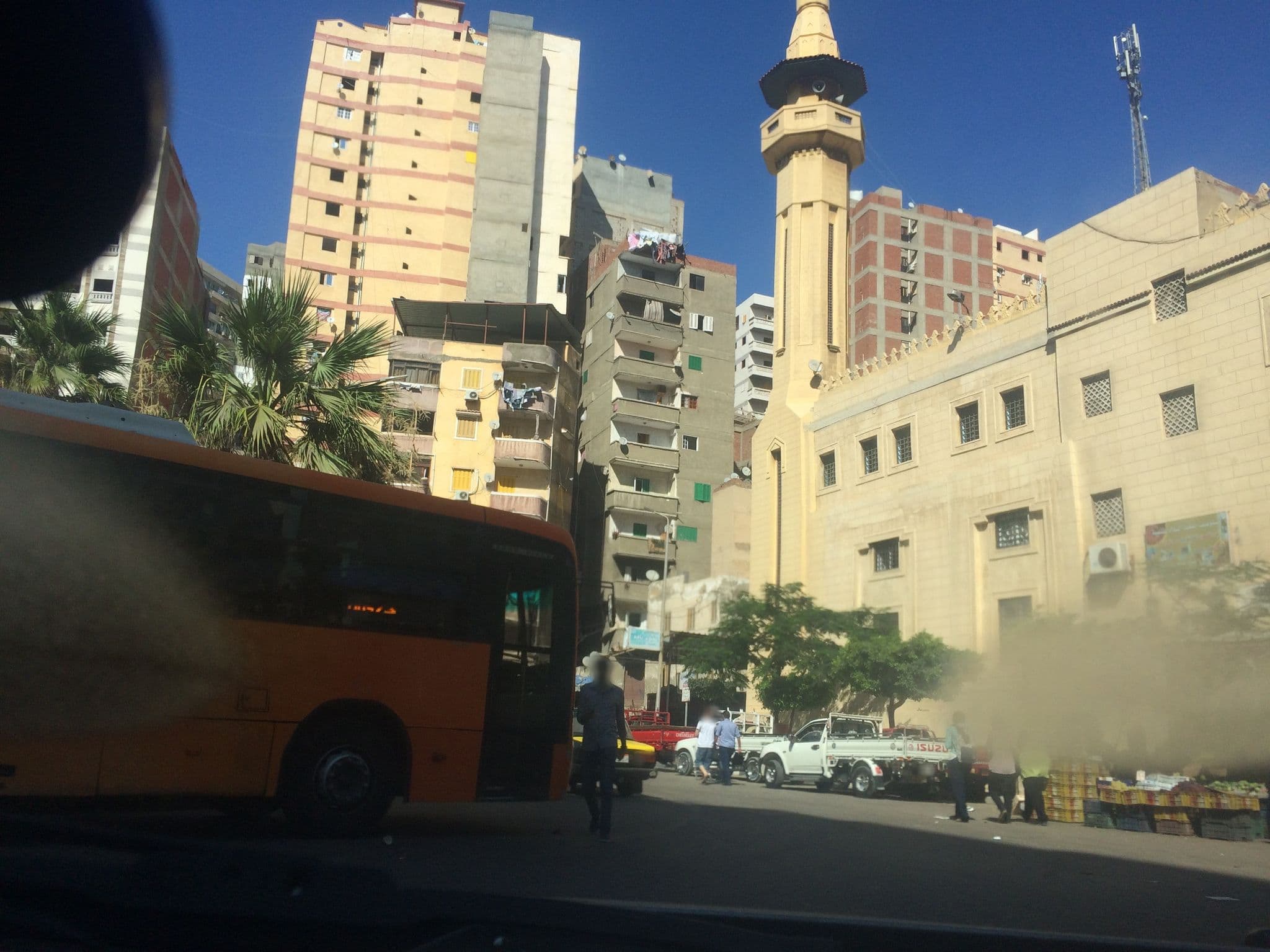 Street view near Mandara Hotel, Abū Qīr — © abbasomar (CC BY-SA · Mapillary)