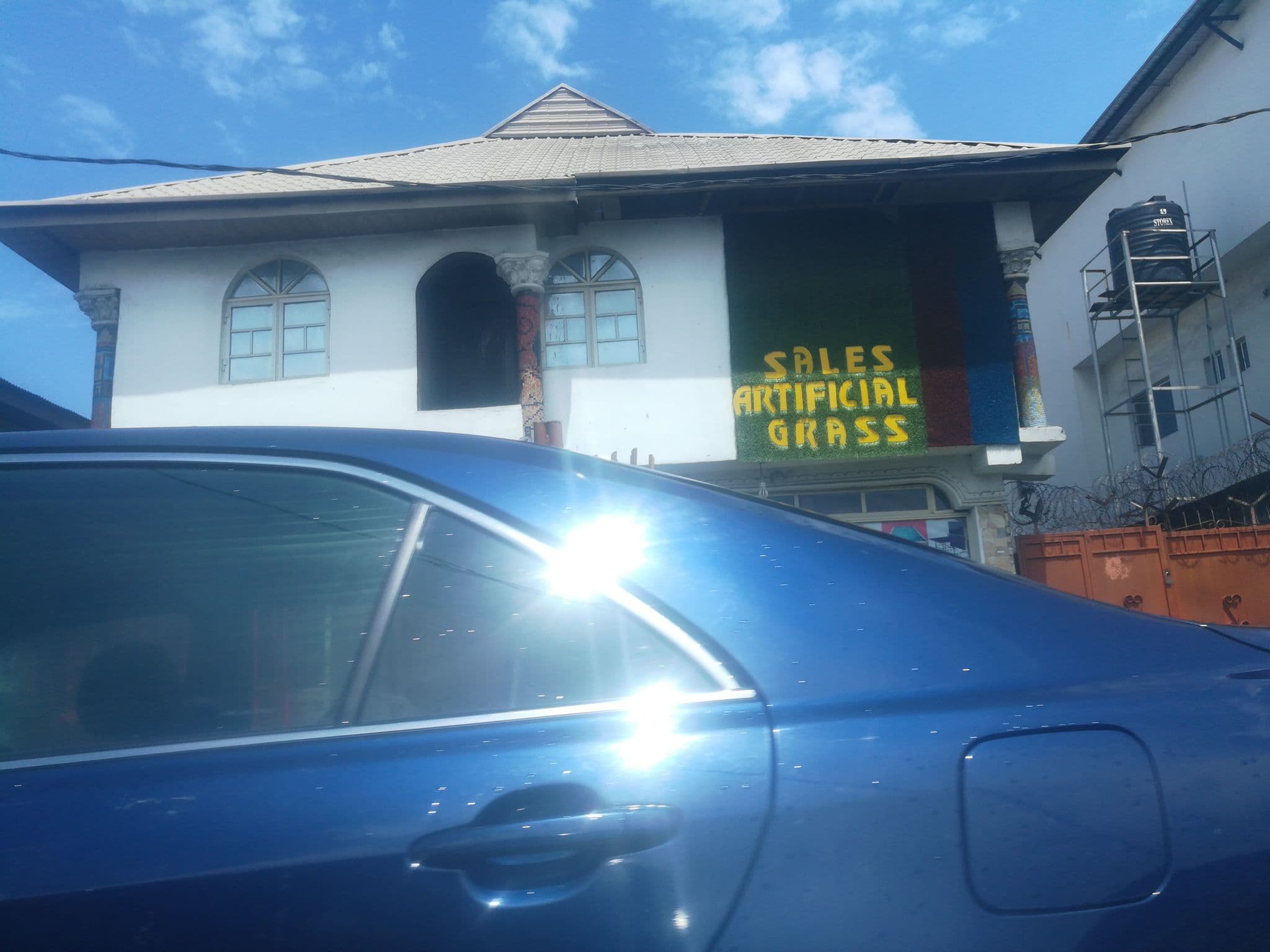 Street view near Hotel 1960 Prince of Anthony, Shomolu — © ralebipim (CC BY-SA · Mapillary)