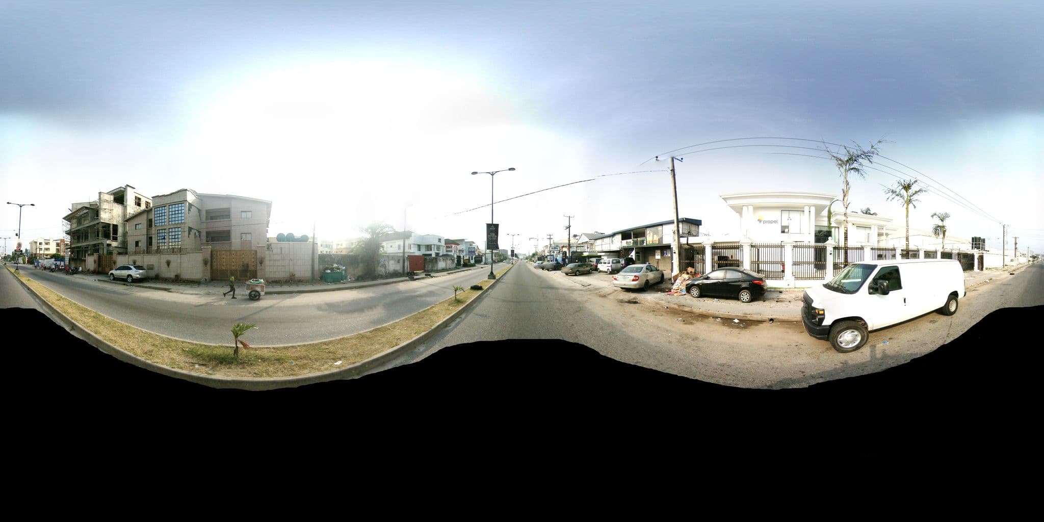 Street view near Lagoon Crest, Lekki — © moriwo (CC BY-SA · Mapillary)