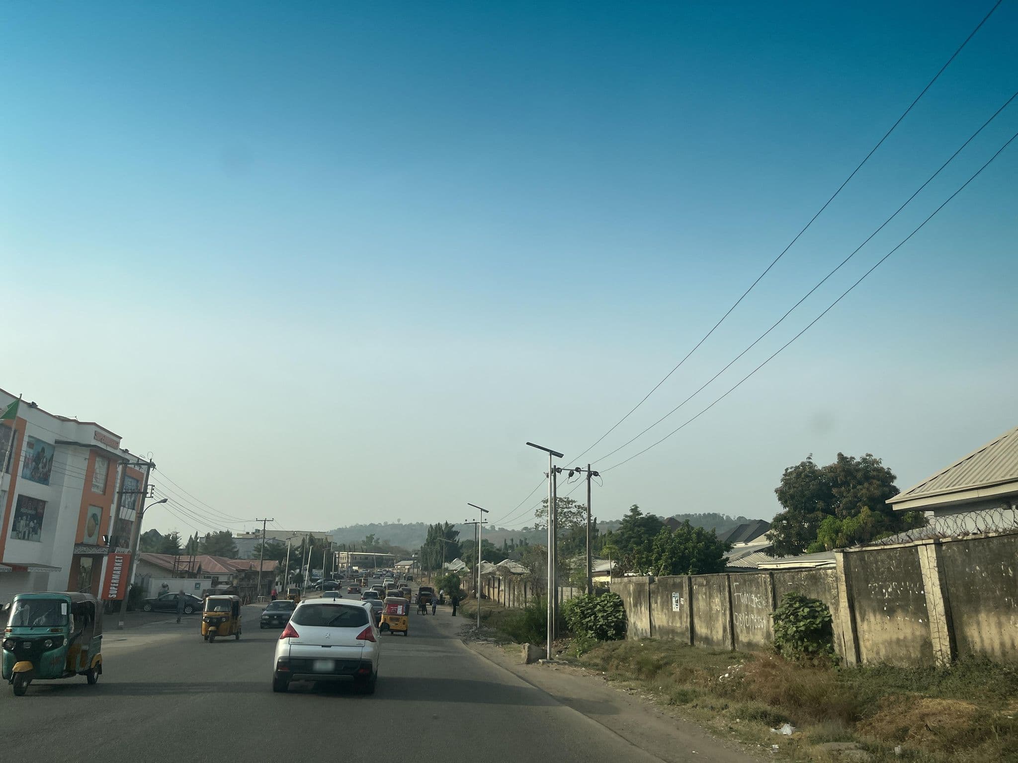 Street view near Shafami suites, Abuja — © ziadg (CC BY-SA · Mapillary)