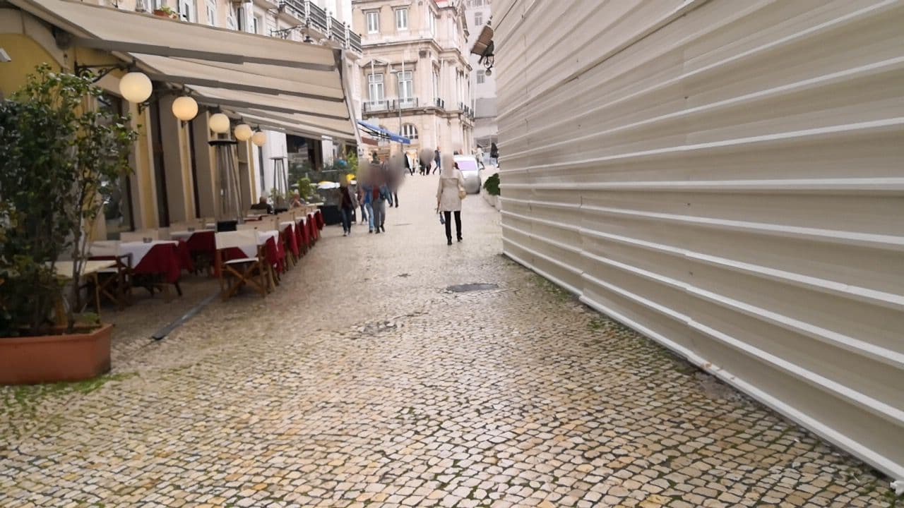 Street view near Gat Rossio Hotel, São Mamede — © sanjorgepinho (CC BY-SA · Mapillary)