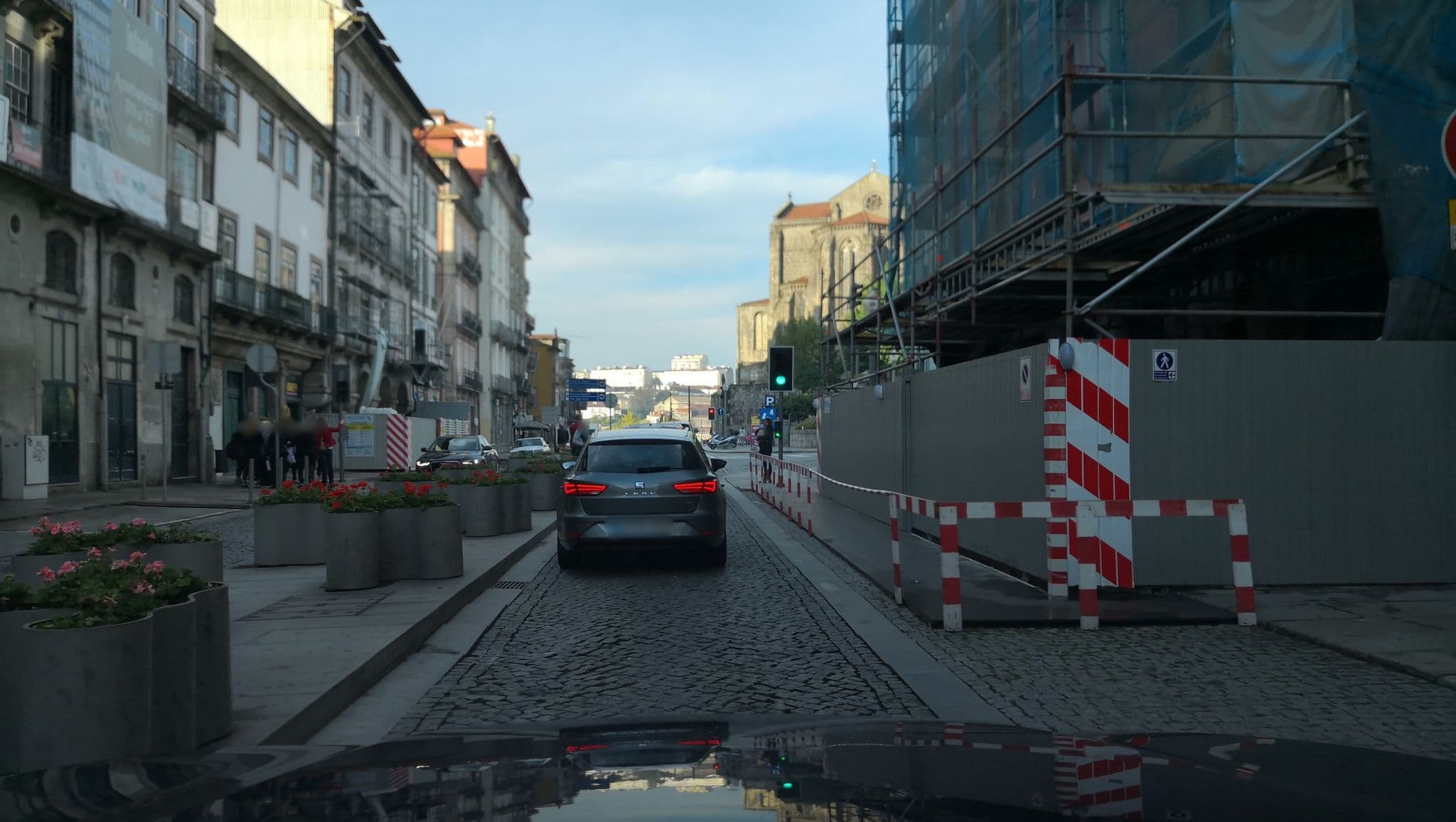 Street view near World Music Hostel, Porto
