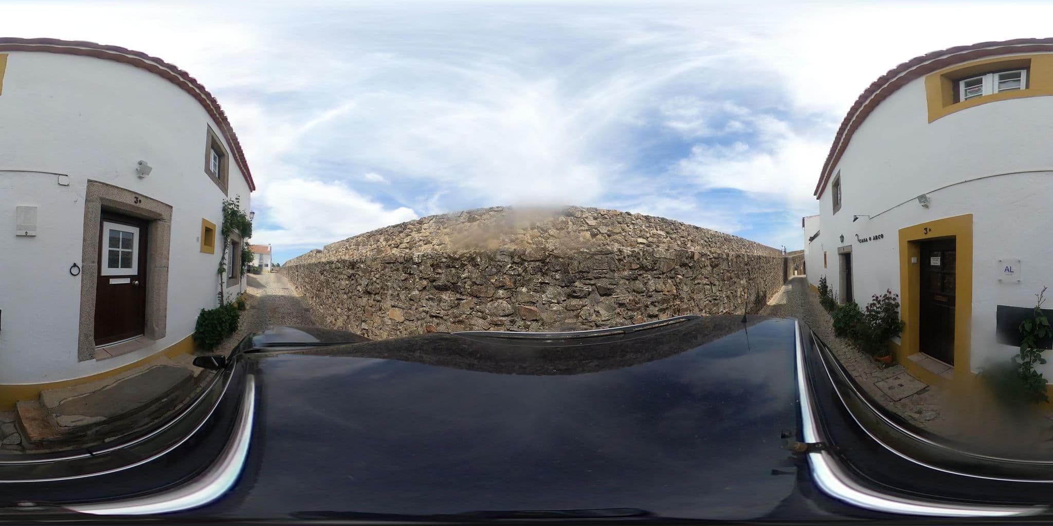 Street view near Casa do Arco, Marvão — © filohipo (CC BY-SA · Mapillary)