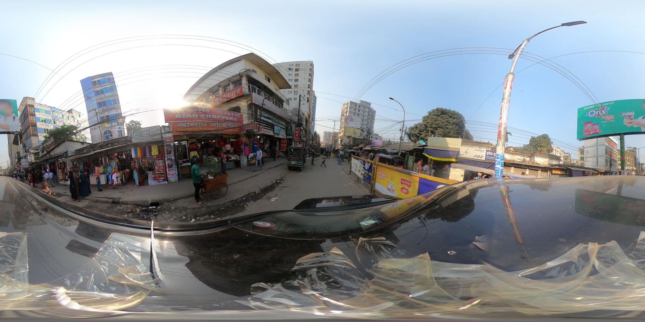 Street view near Hotel Amir, Mymensingh — © manikdae34 (CC BY-SA · Mapillary)