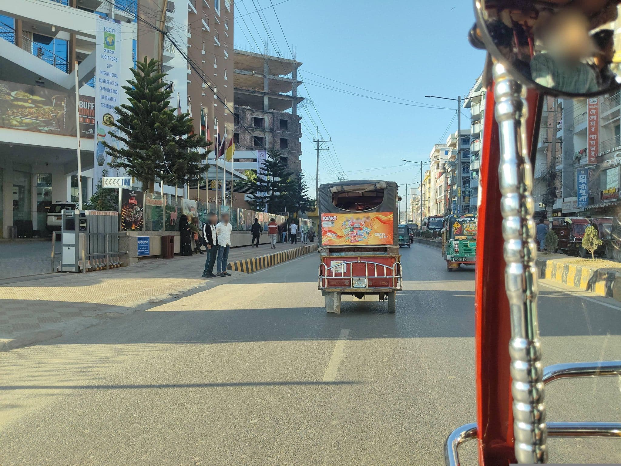 Street view near Divine Heritage Resort, Cox’s Bāzār — © gourobroy (CC BY-SA · Mapillary)