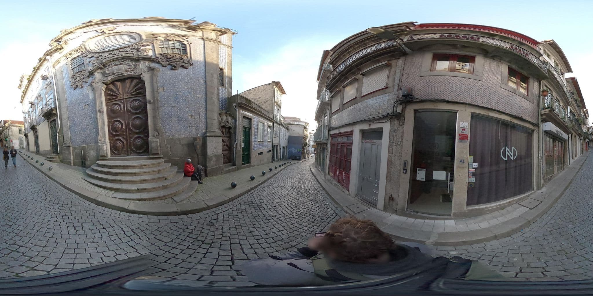 Street view near Nations Porto, Porto