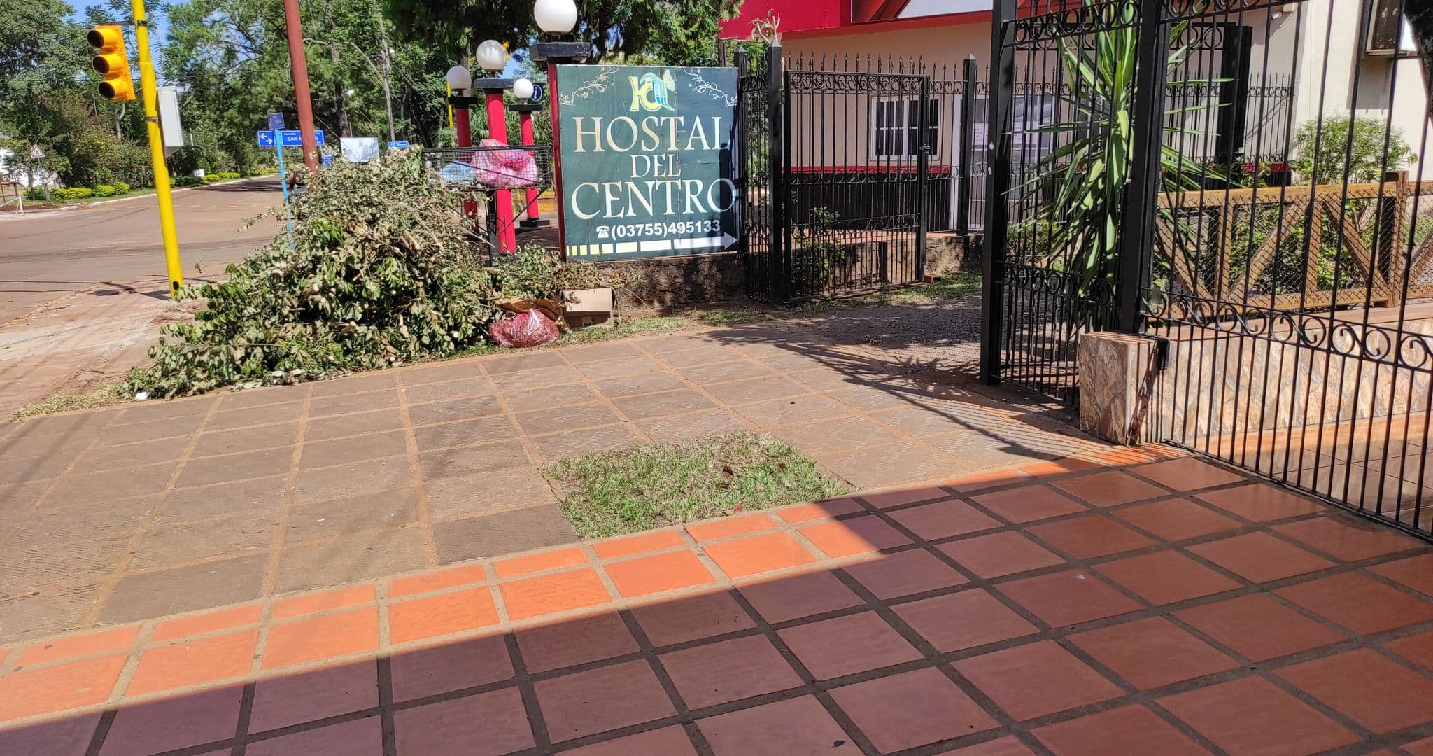Street view near Hostal del Centro, El Soberbio — © diegokrein (CC BY-SA · Mapillary)