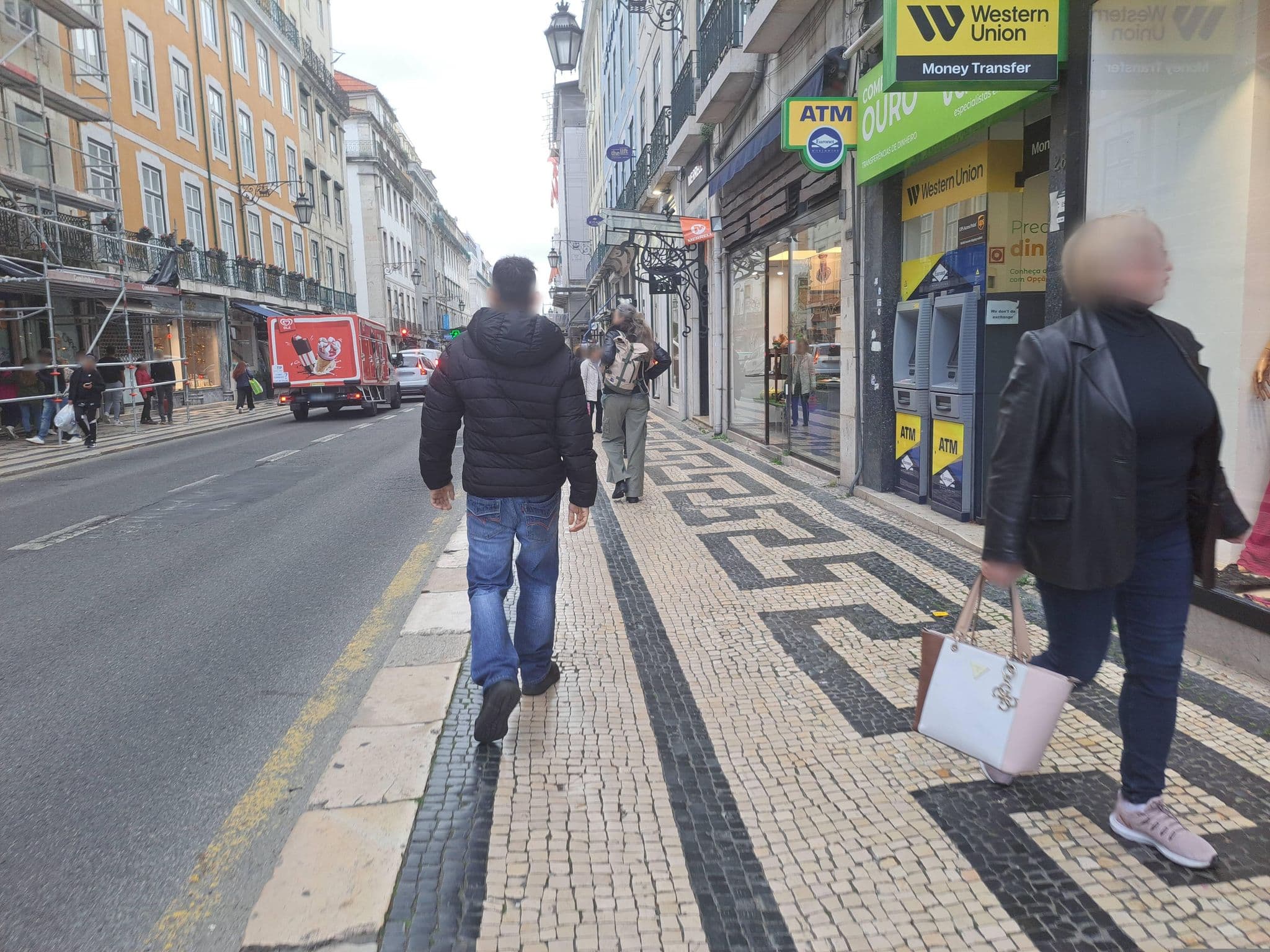Street view near Rossio Plaza Hotel, Baixa — © beer119 (CC BY-SA · Mapillary)