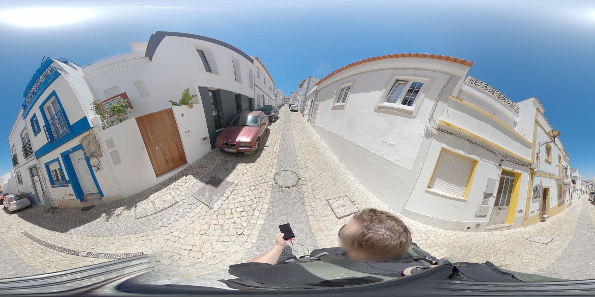 Street view near Casa Paula Apartments, Lagos — © skfd (CC BY-SA · Mapillary)