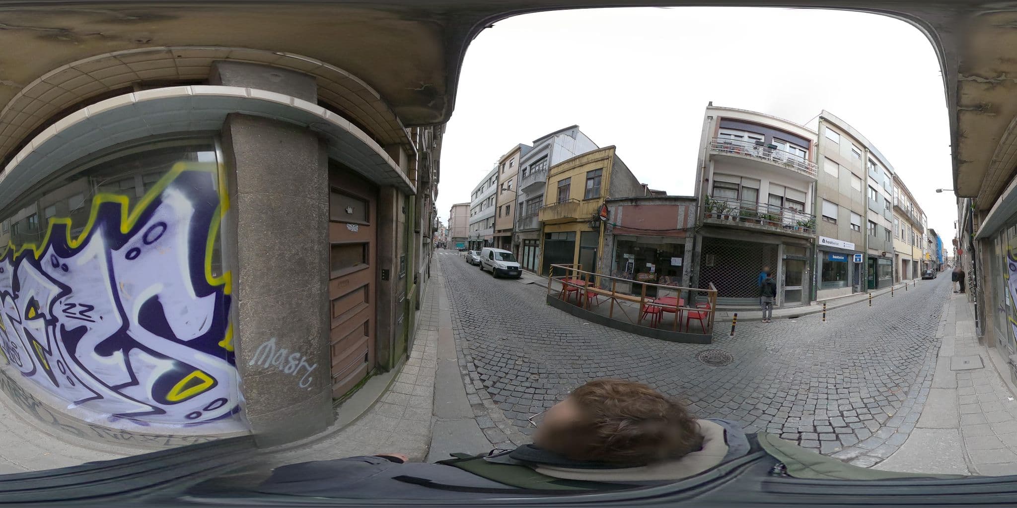 Street view near Host Wise Office, Porto — © skfd (CC BY-SA · Mapillary)