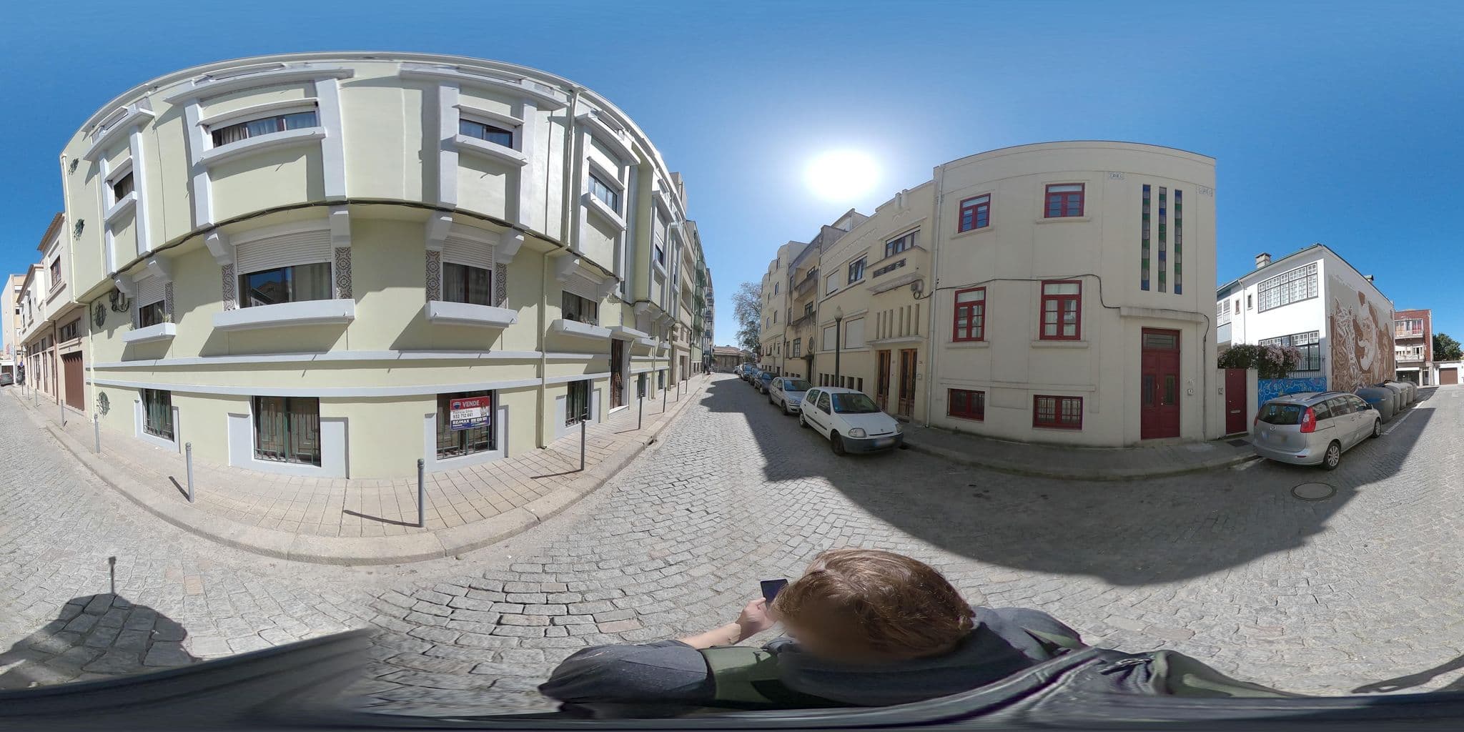 Street view near C.Hóspedes Miguel Bombarda, Porto