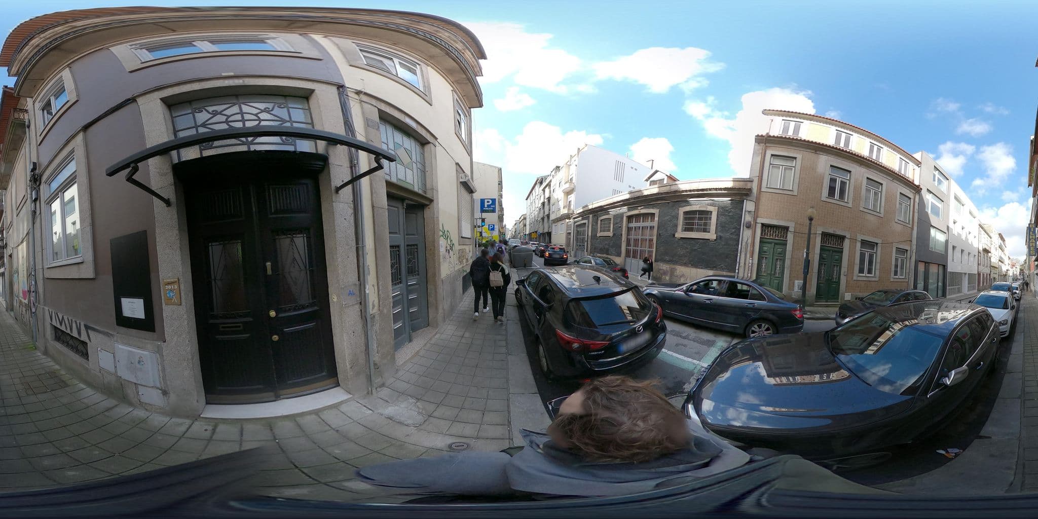 Street view near Pensão Favorita, Porto