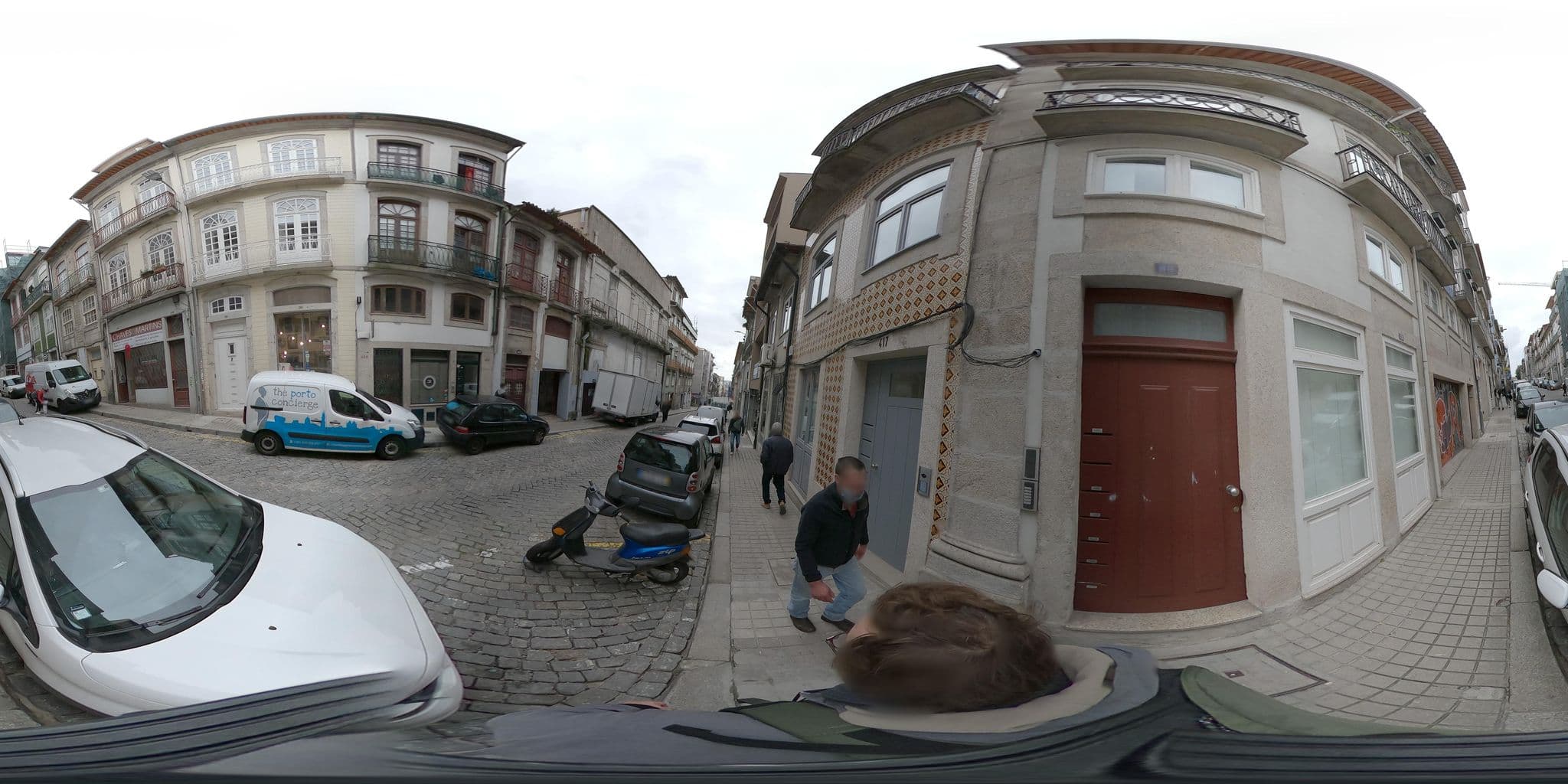 Street view near Charm Garden Almada, Porto