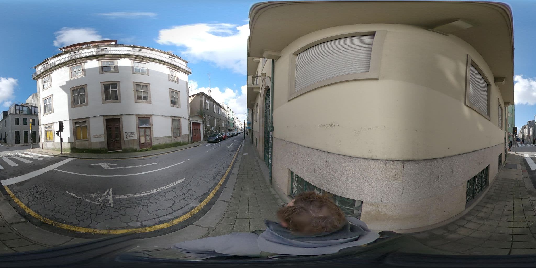 Street view near Breyner House, Porto