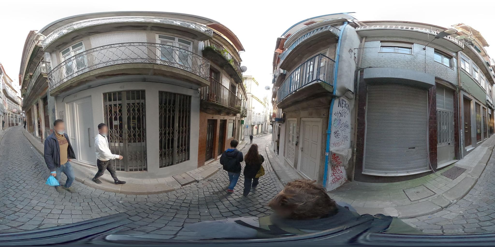 Street view near Pensão Mondariz, Porto