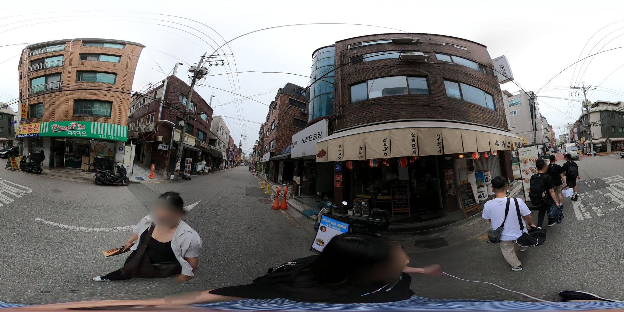 Street view near Sakuranbo guesthouse, Seoul — © lisbethw1130 (CC BY-SA · Mapillary)