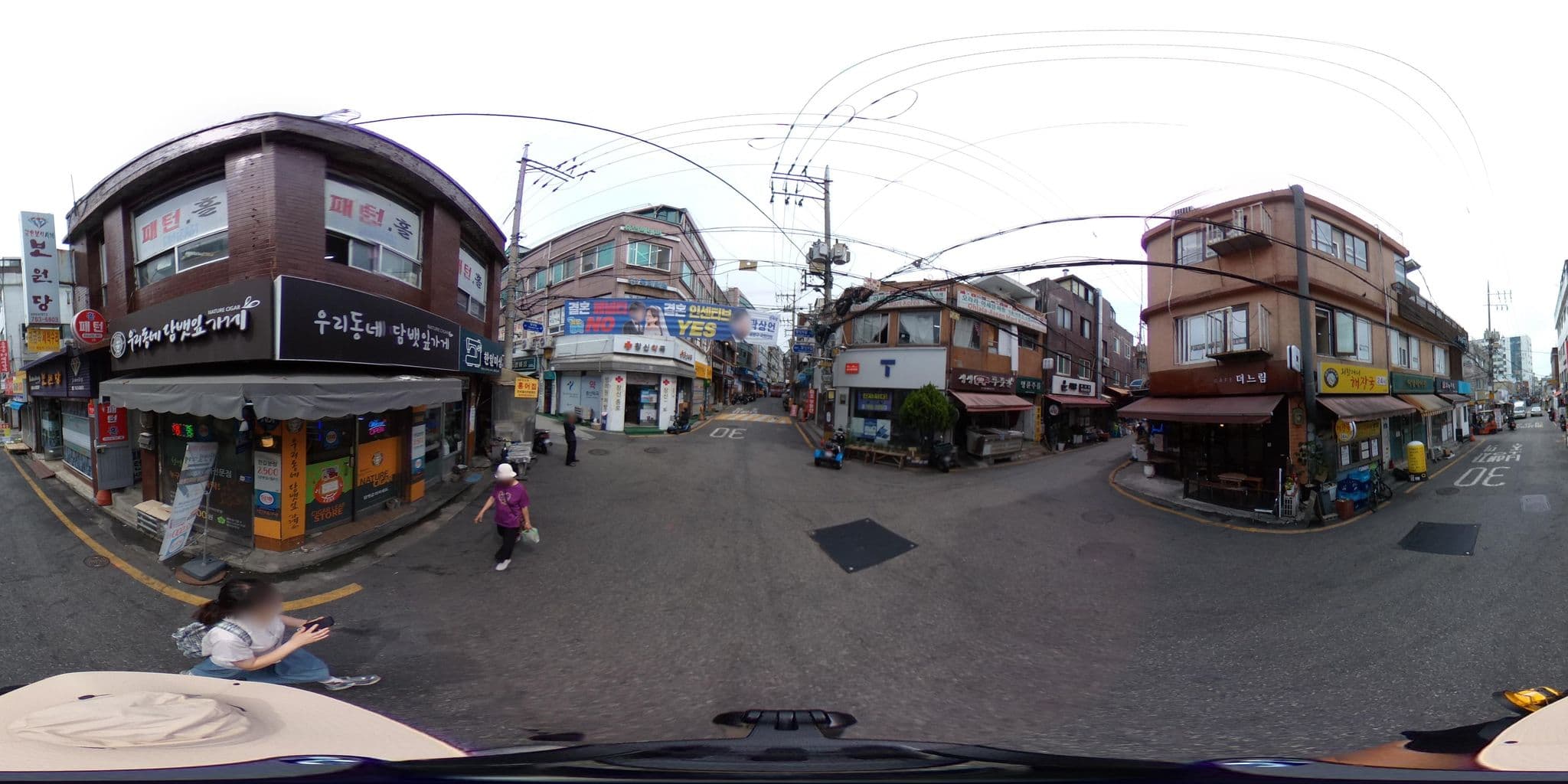 Street view near 悦来客栈, Seoul — © monotaxism (CC BY-SA · Mapillary)