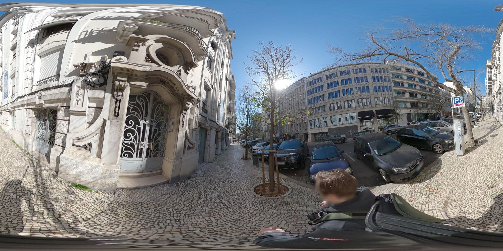 Street view near Lisboa Central Hostel, Lisbon — © skfd (CC BY-SA · Mapillary)