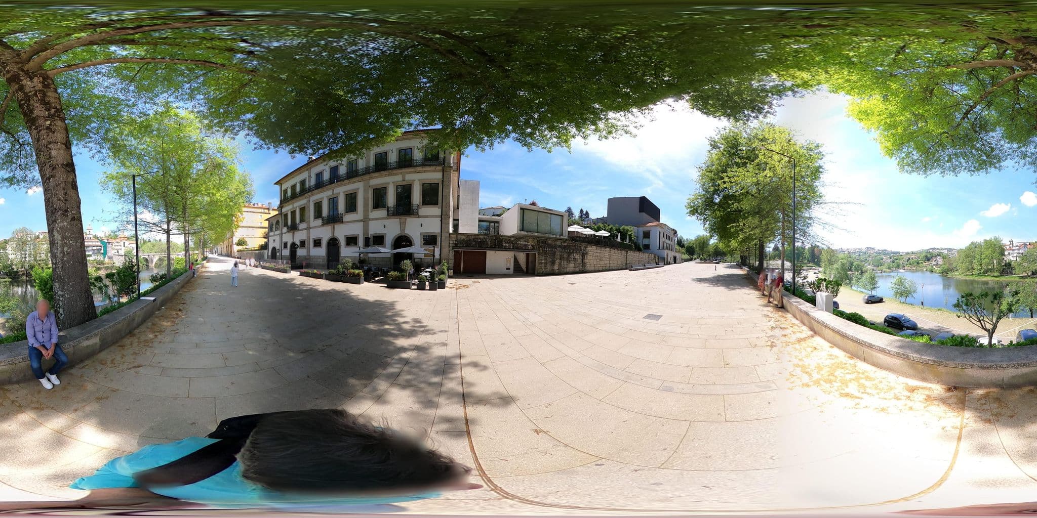 Street view near Casa da Juventude, Amarante — © sanjorgepinho (CC BY-SA · Mapillary)