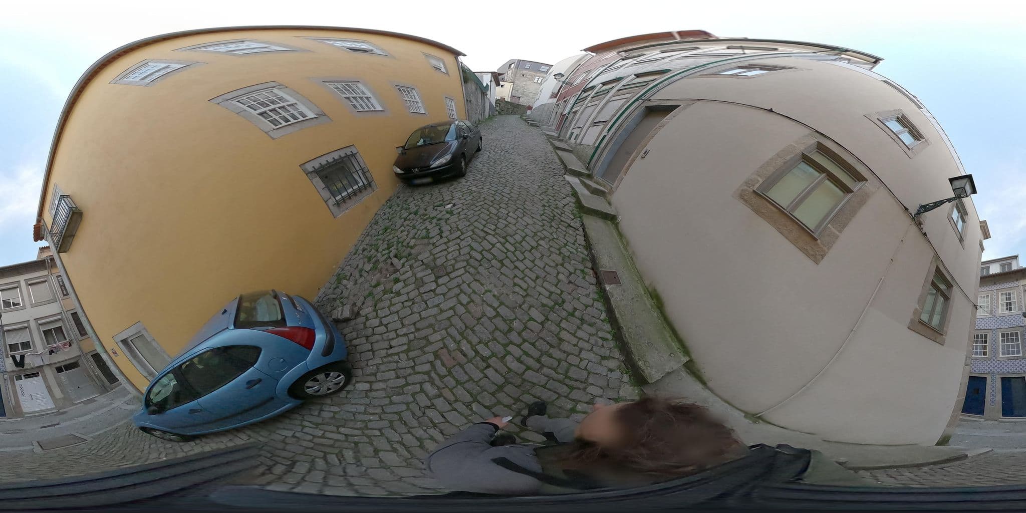 Street view near PortoBay Flores, Porto