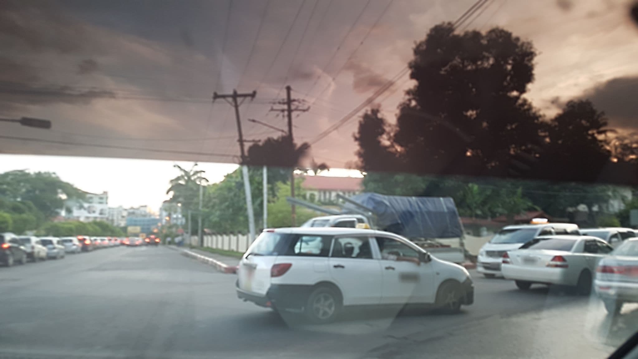 Street view near Business Alliance Hotel, Myenigon — © aungphone (CC BY-SA · Mapillary)