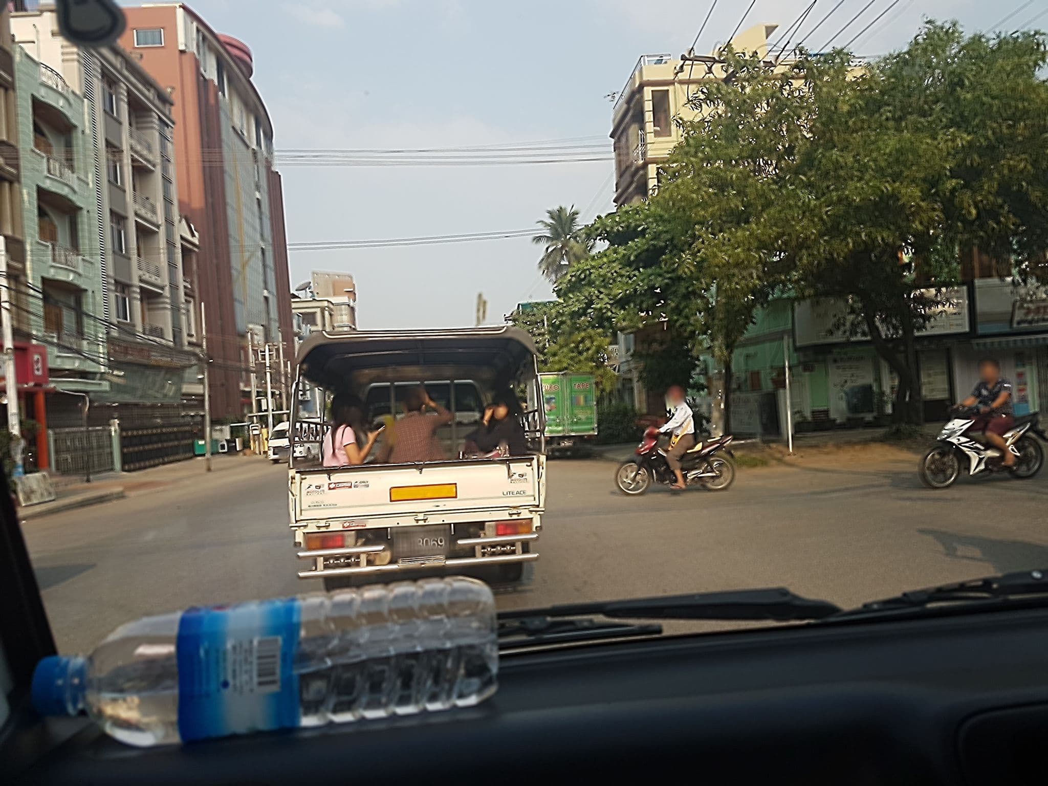 Street view near Sunny Hotel, Mandalay — © aungphone (CC BY-SA · Mapillary)