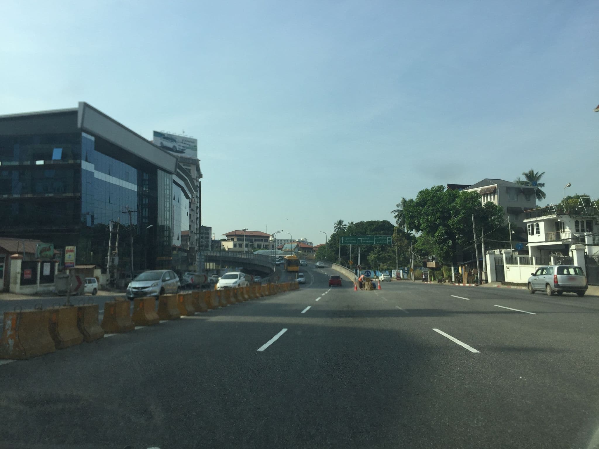 Street view near cherry hills hotel, Yangon — © bonepyaesone (CC BY-SA · Mapillary)
