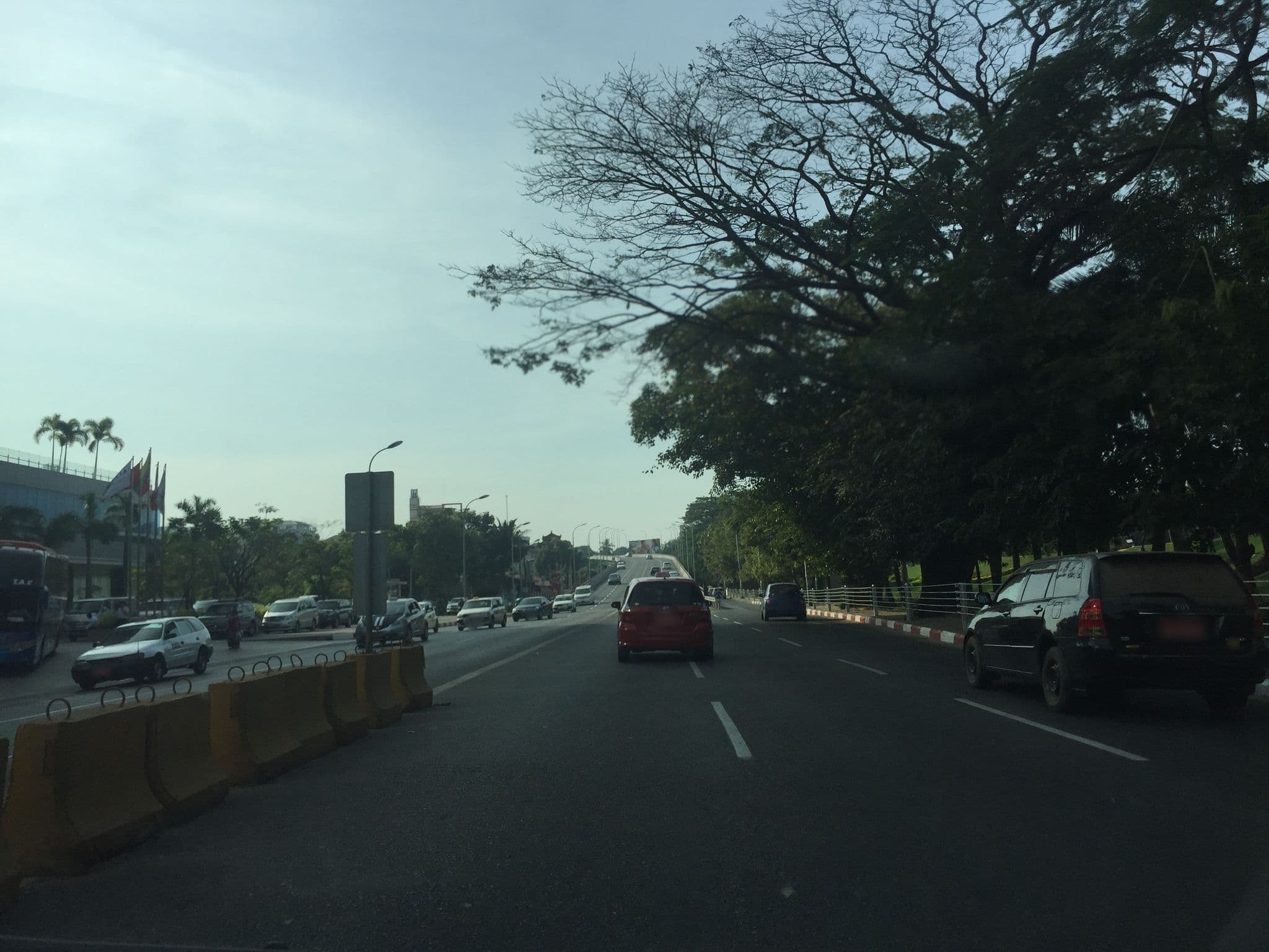 Street view near Melina hotel, Yangon — © bonepyaesone (CC BY-SA · Mapillary)