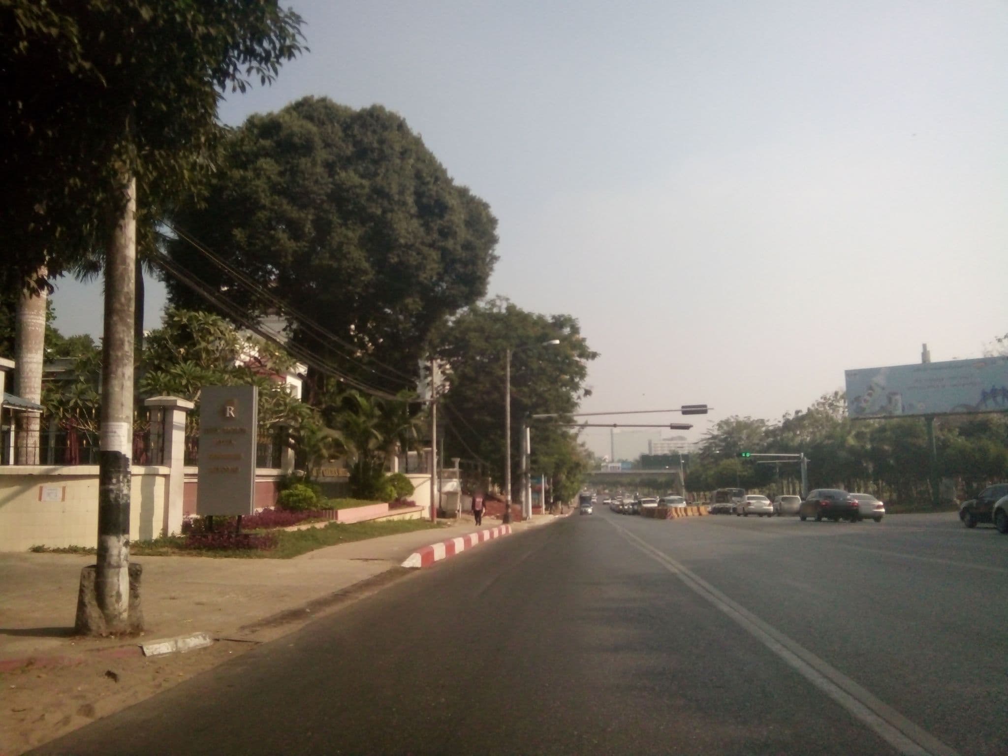 Street view near Ruby Garden Hotel, Hledan — © thurahlaing (CC BY-SA · Mapillary)