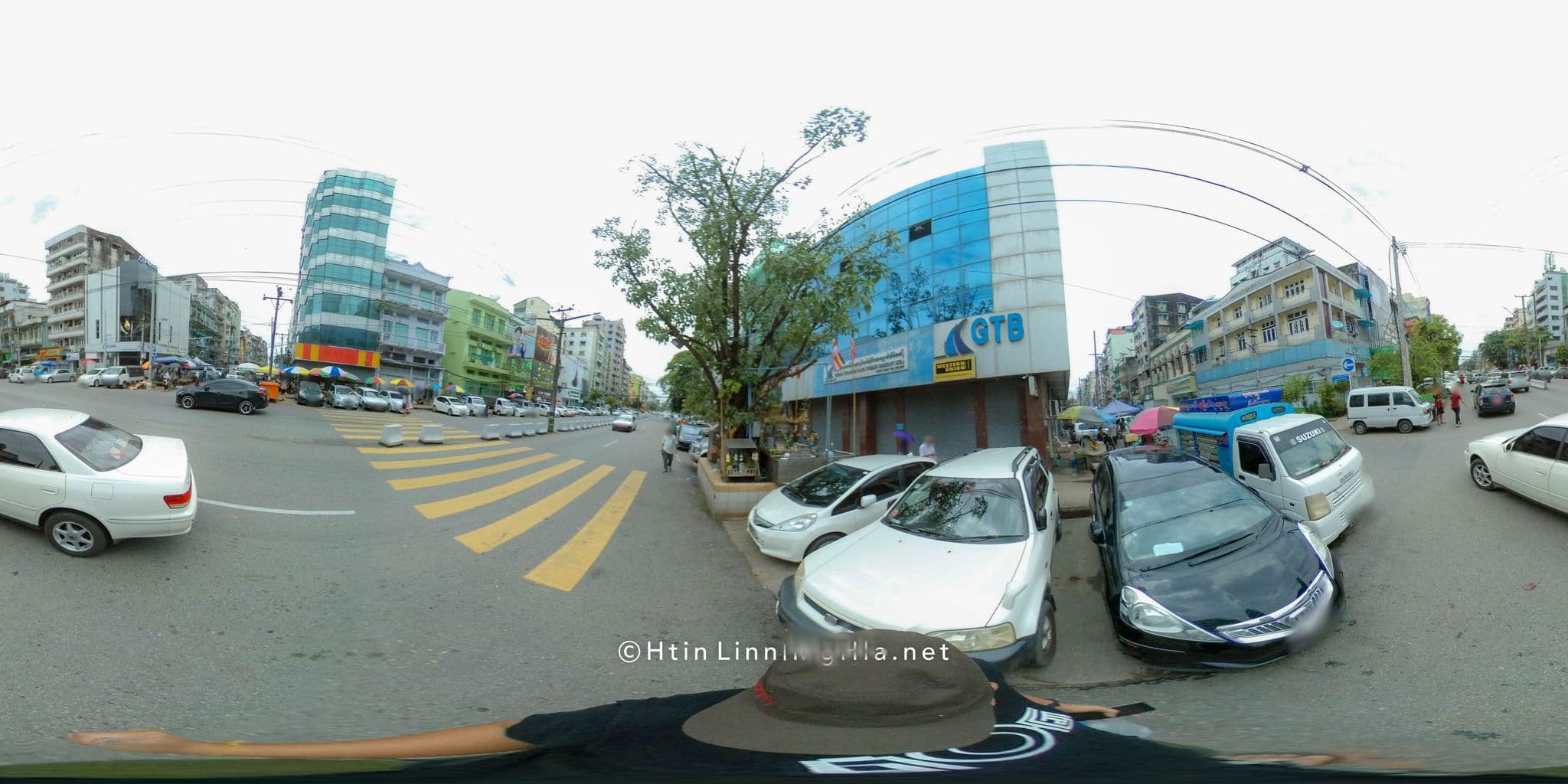 Street view near Shwe Yo Vintage Hostel, Ahlone — © mghla (CC BY-SA · Mapillary)