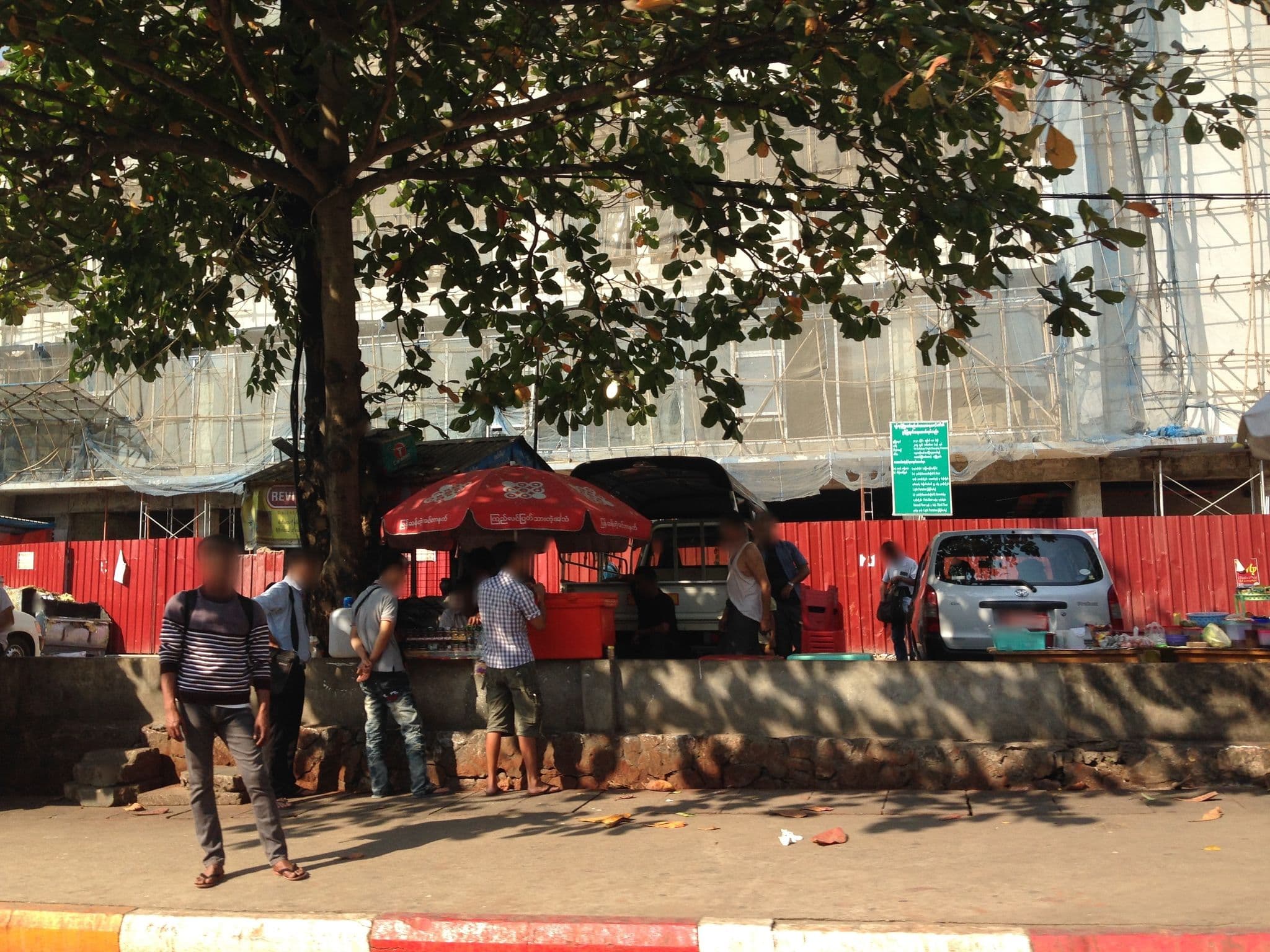 Street view near Thamada Hotel Yangon, Mingala Tangnyunt — © kymolos (CC BY-SA · Mapillary)
