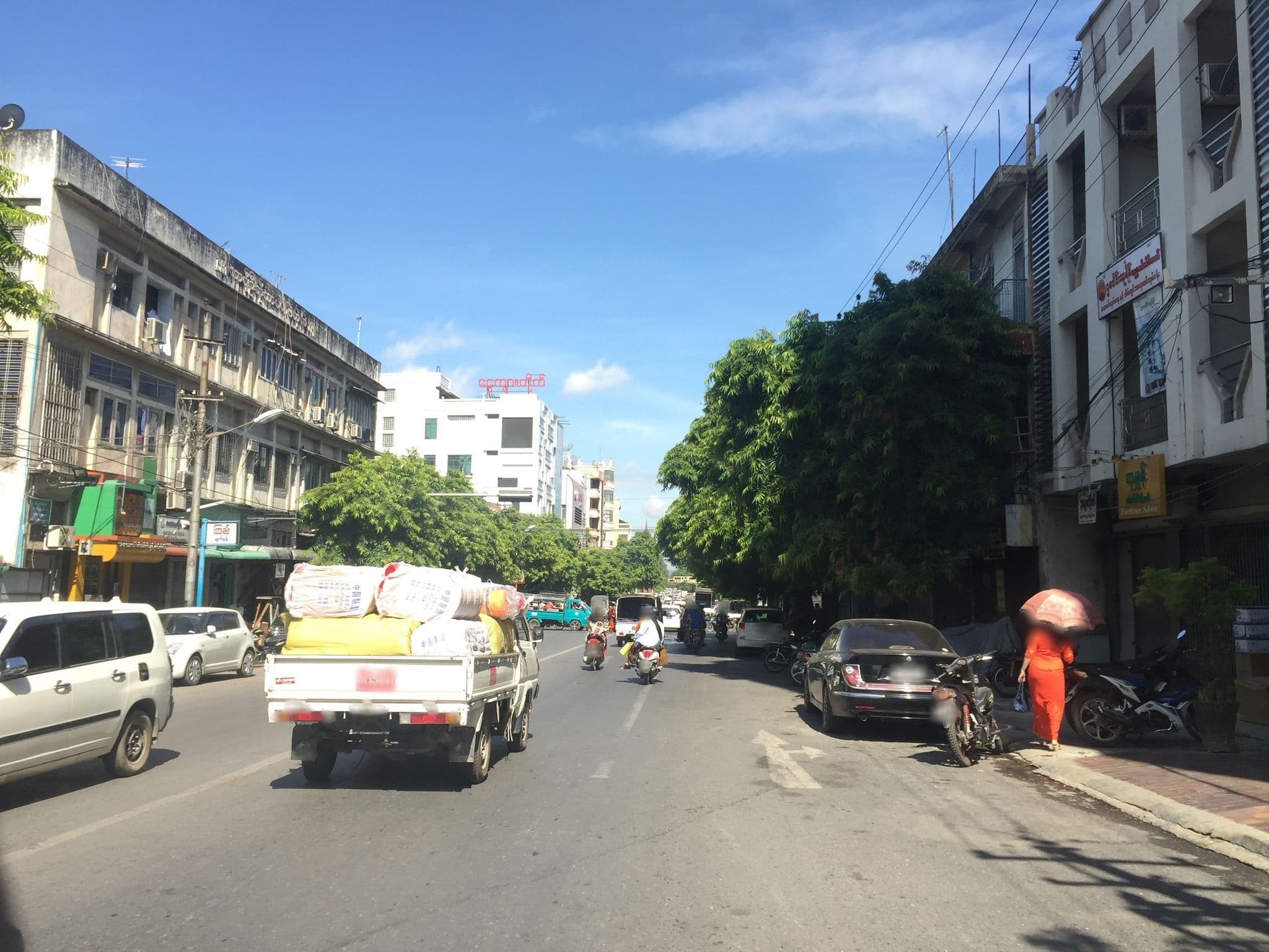 Street view near M Hotel, Mandalay — © mghla (CC BY-SA · Mapillary)