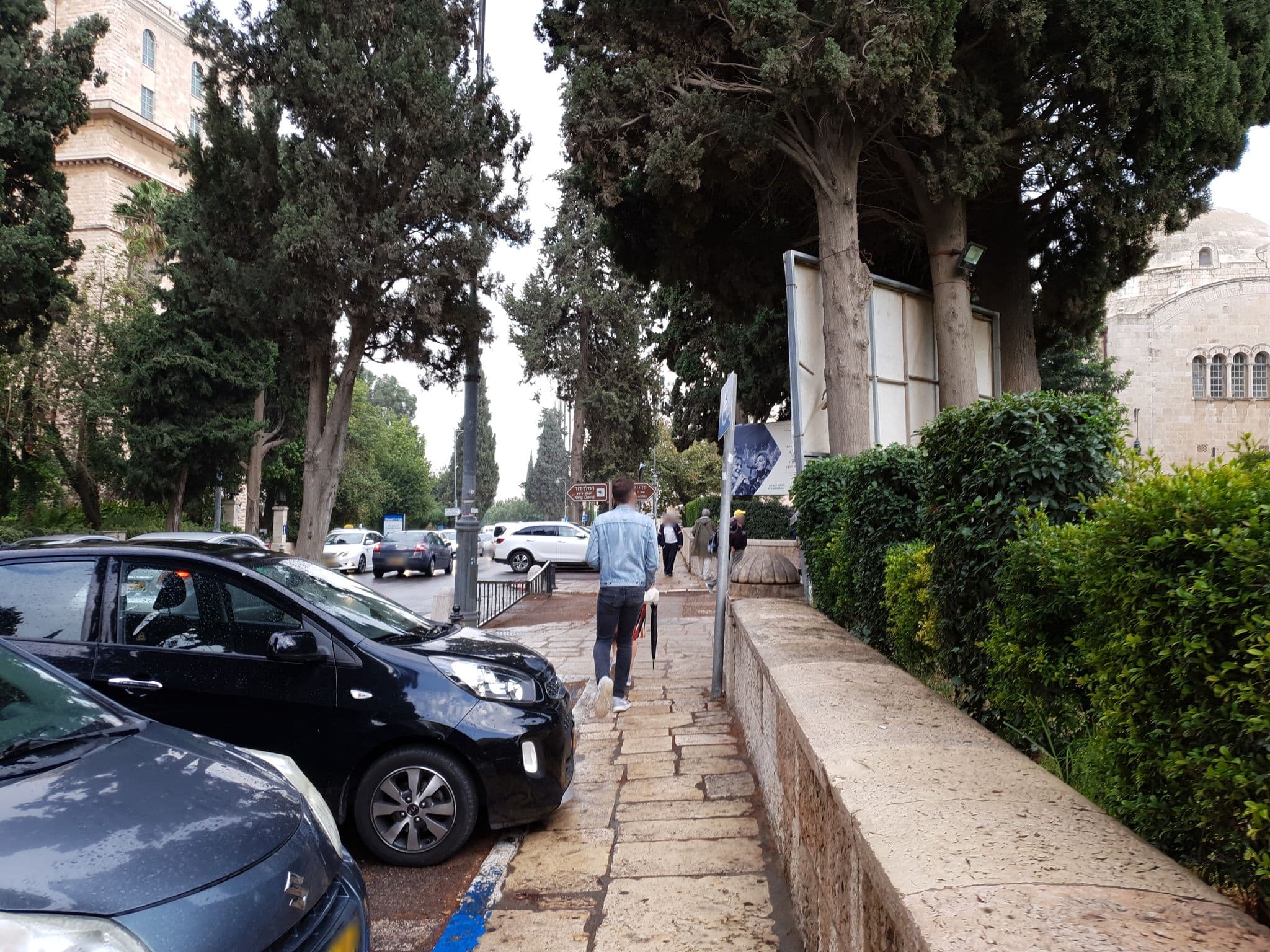 Street view near YMCA, Jerusalem — © jopparn (CC BY-SA · Mapillary)