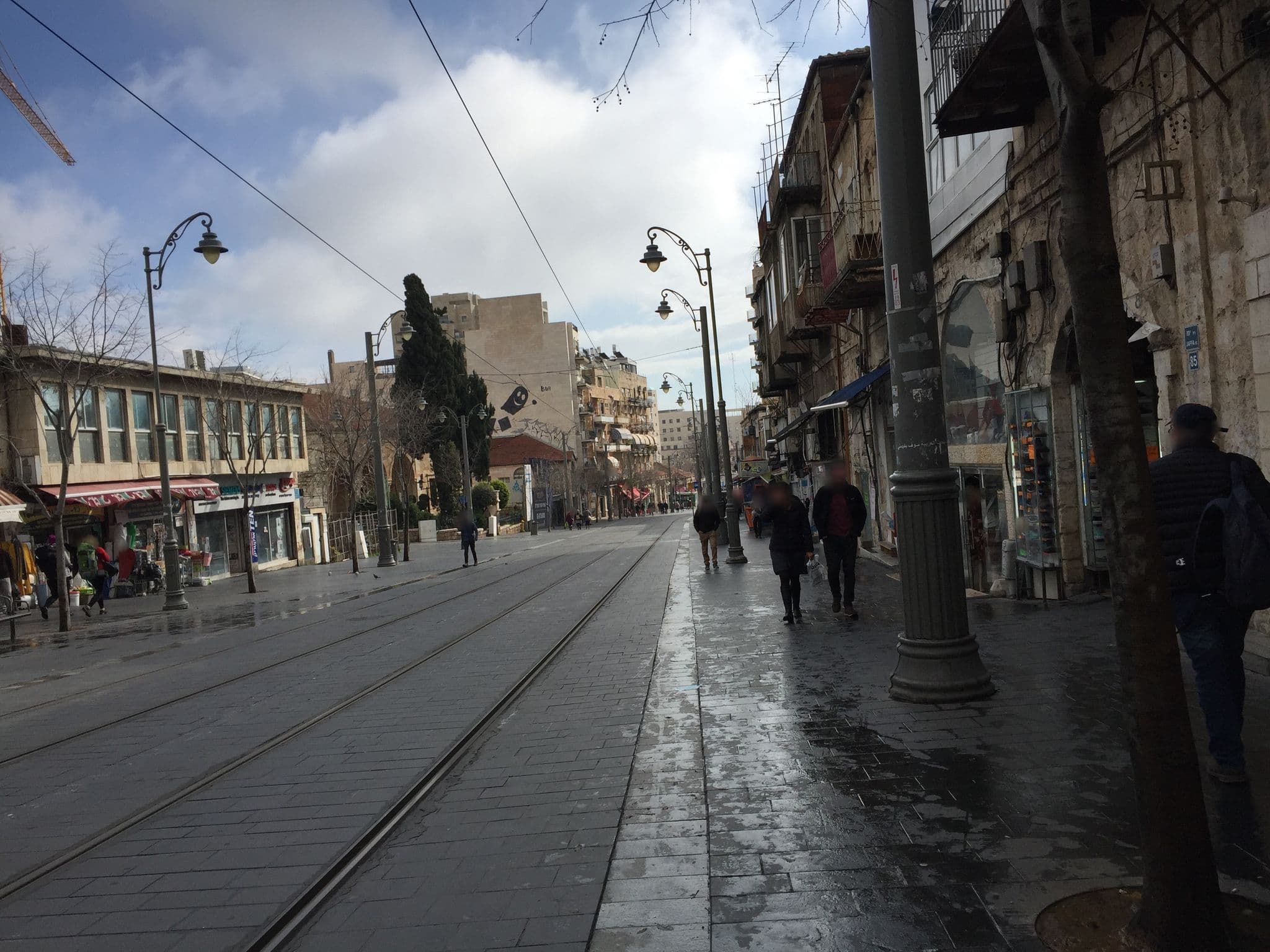 Street view near Nof Tavor Hotel, West Jerusalem — © richlv (CC BY-SA · Mapillary)