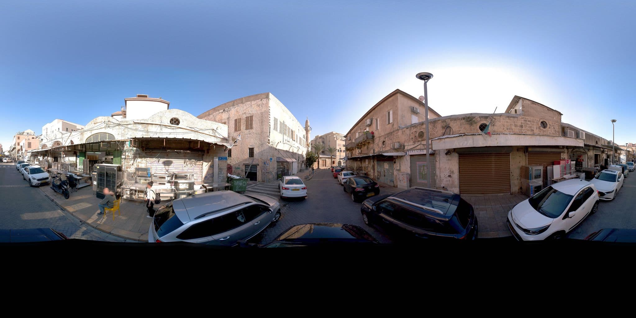 Street view near TLVSublet- Short term vacation apartments, Jaffa — © jeffreymartin (CC BY-SA · Mapillary)