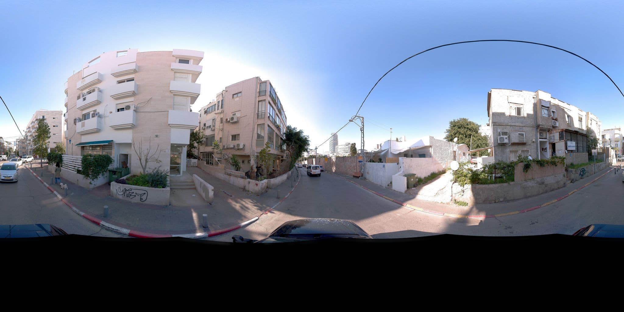 Street view near Almeleh's Appart, Tel Aviv — © jeffreymartin (CC BY-SA · Mapillary)