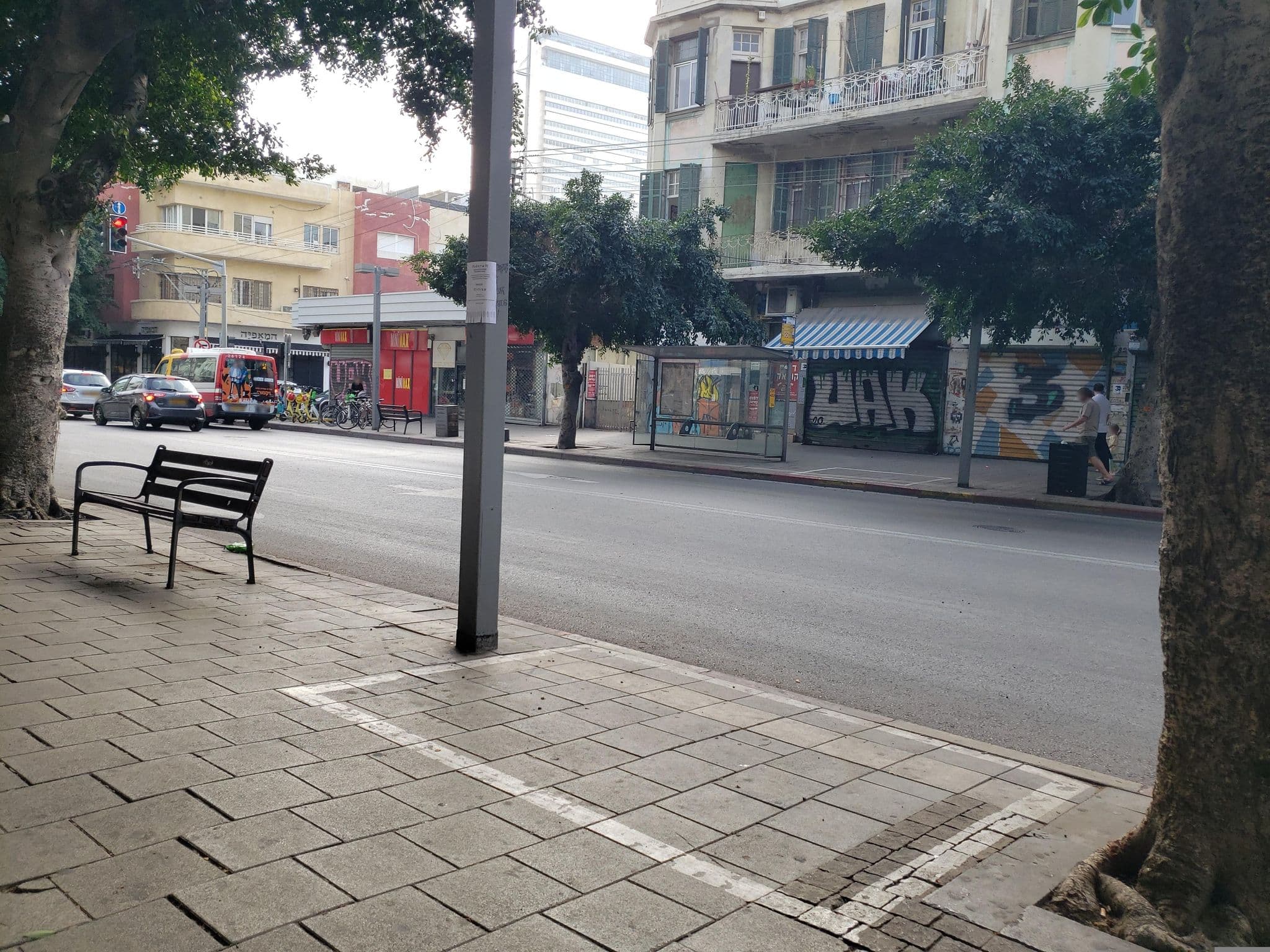 Street view near hotel 75, Tel Aviv — © mapfool (CC BY-SA · Mapillary)