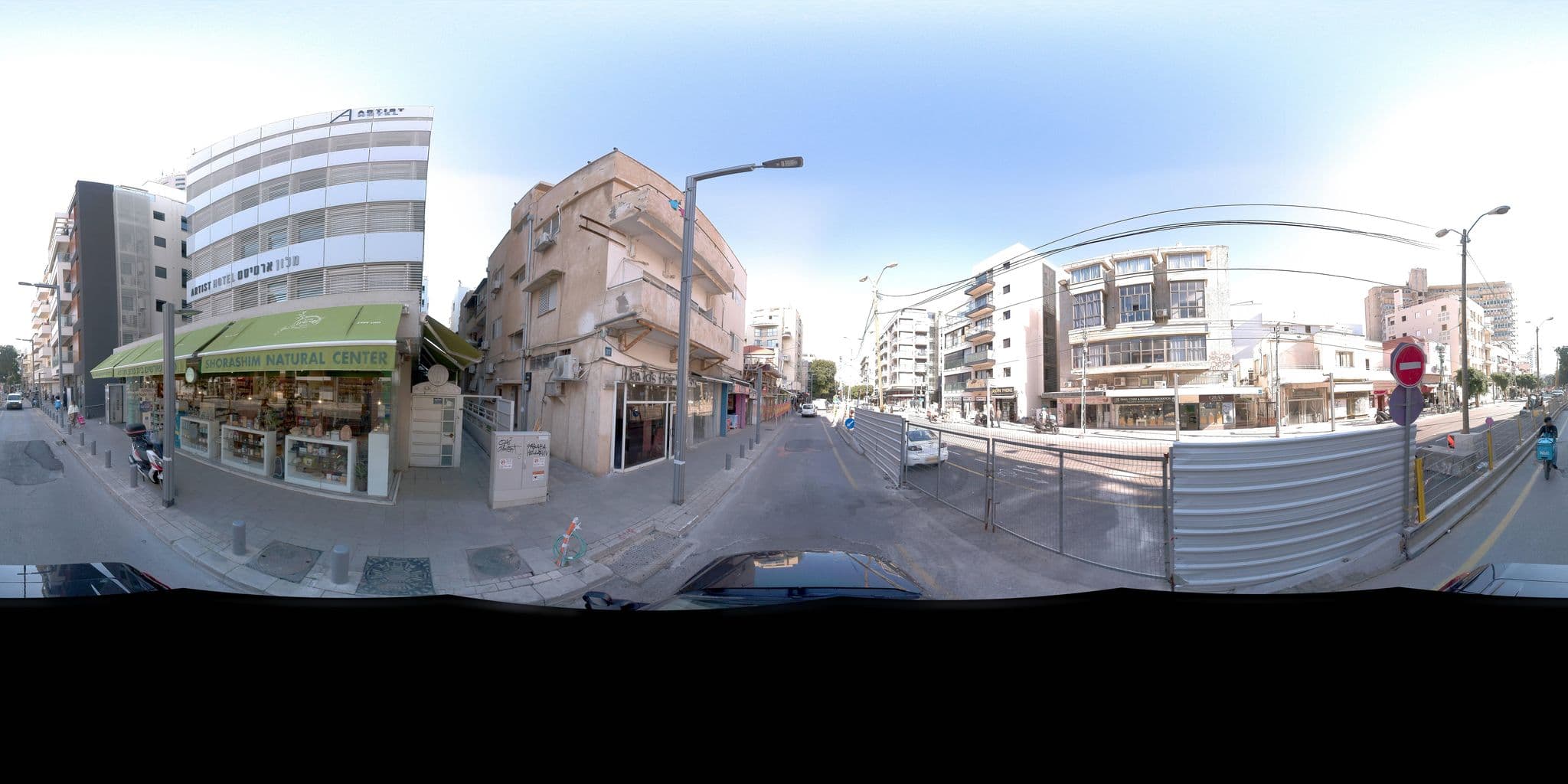 Street view near Art Plus Hotel, Tel Aviv — © jeffreymartin (CC BY-SA · Mapillary)