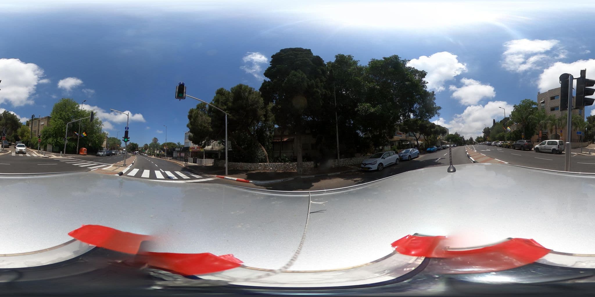 Street view near Marom Carmel Center Apartments, Haifa — © trigSkarim (CC BY-SA · Mapillary)