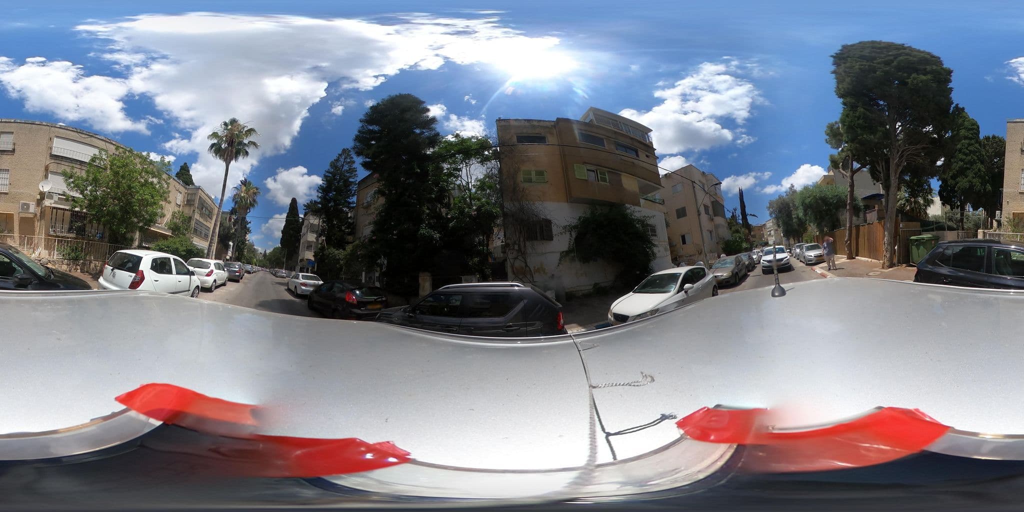 Street view near Hillel and Shamay, Haifa — © trigSkarim (CC BY-SA · Mapillary)