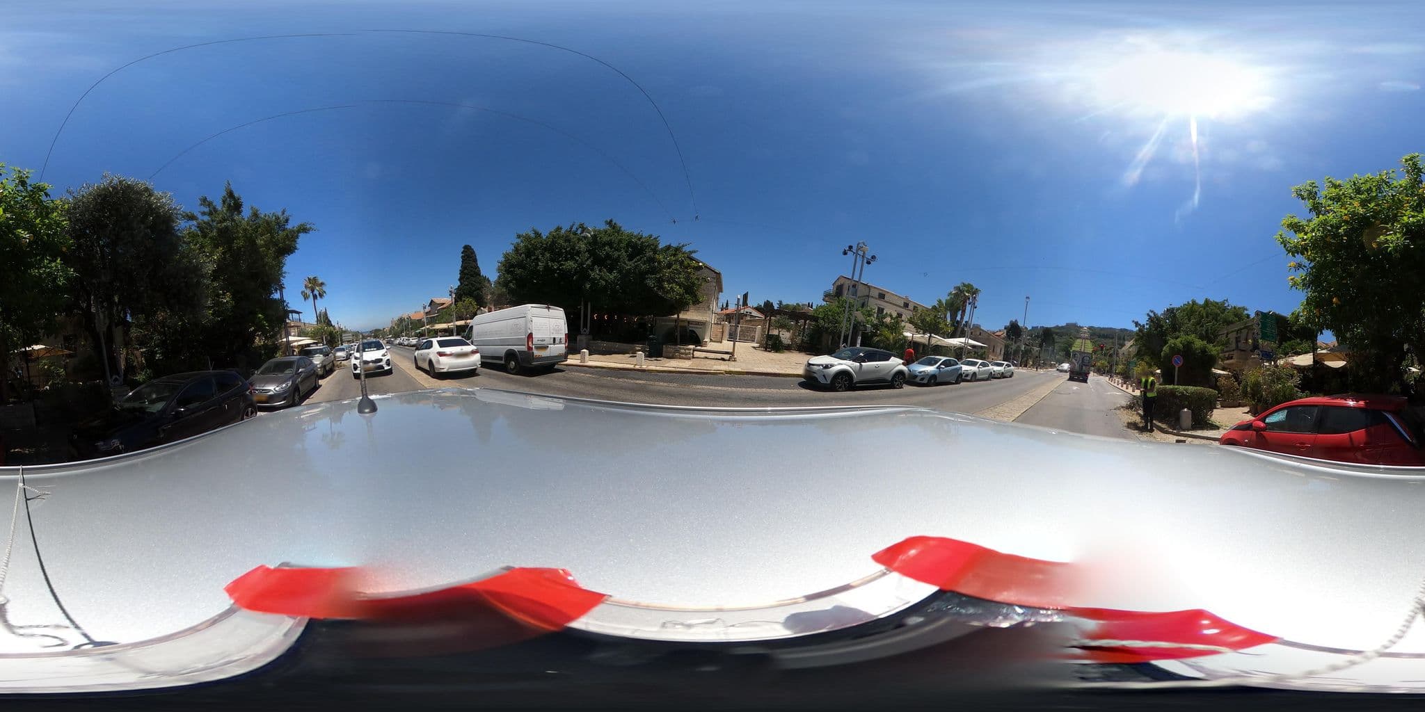 Street view near Templars Boutique Hotel, Haifa — © trigSkarim (CC BY-SA · Mapillary)