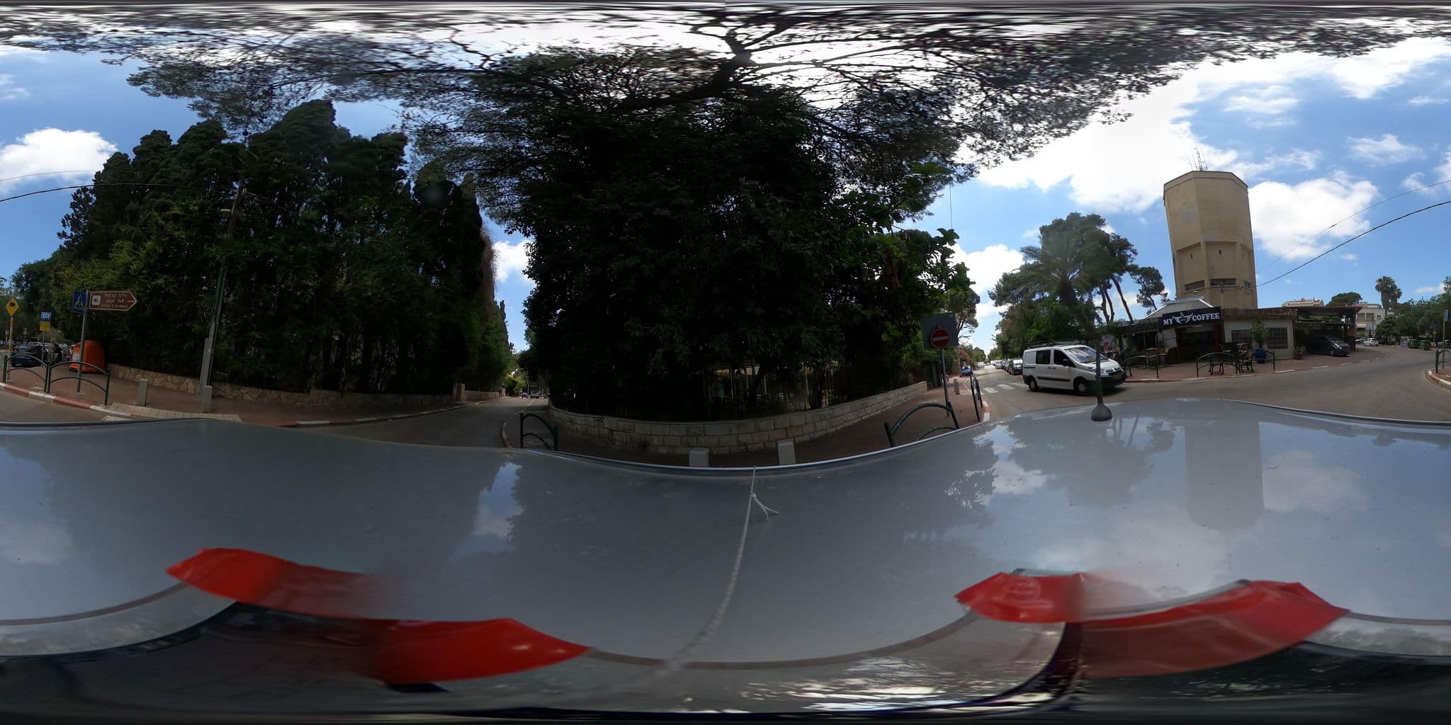 Street view near Villa Carmel, Haifa — © trigSkarim (CC BY-SA · Mapillary)