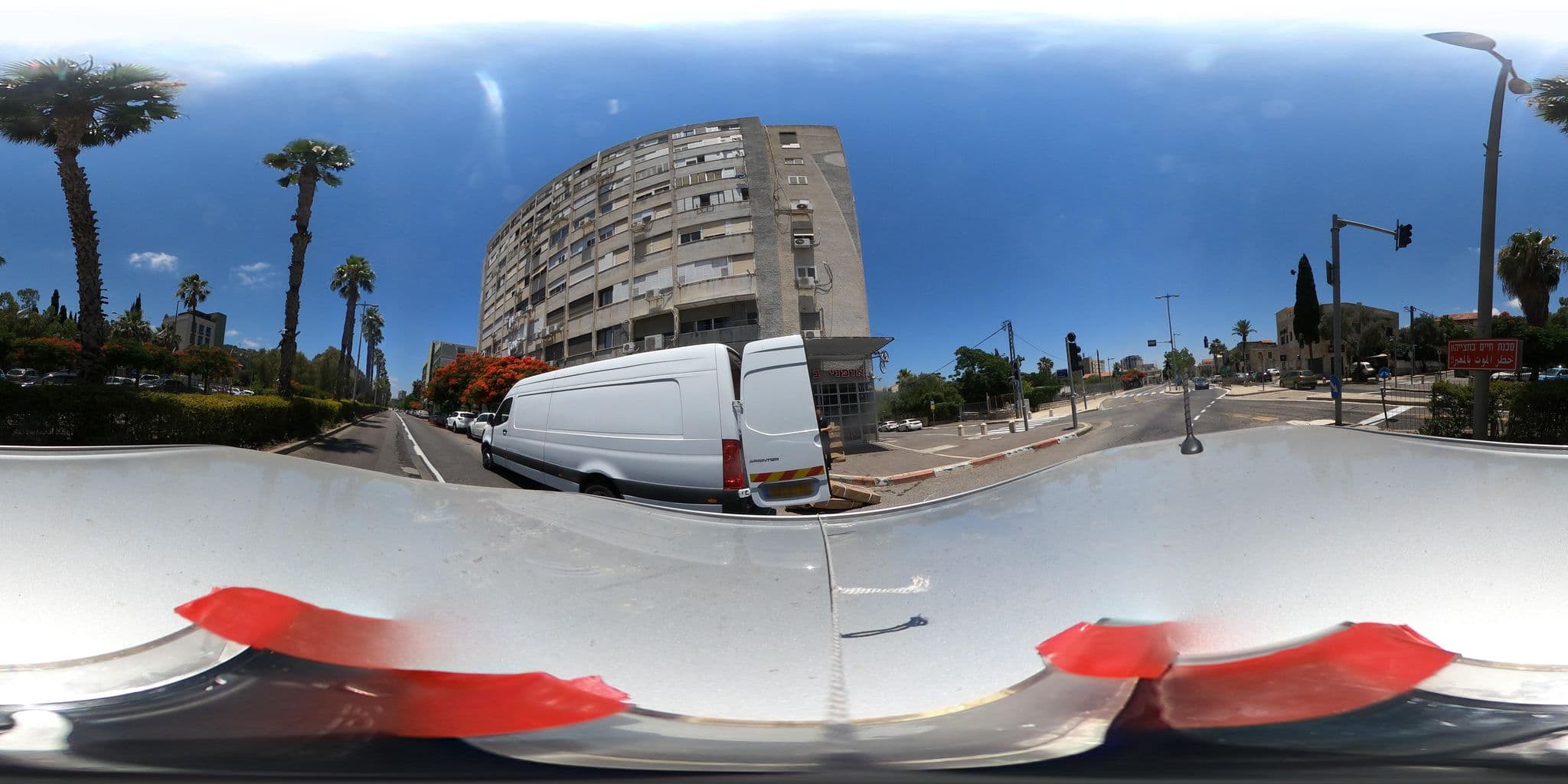 Street view near Schumacher Hotel Haifa, Haifa — © trigSkarim (CC BY-SA · Mapillary)