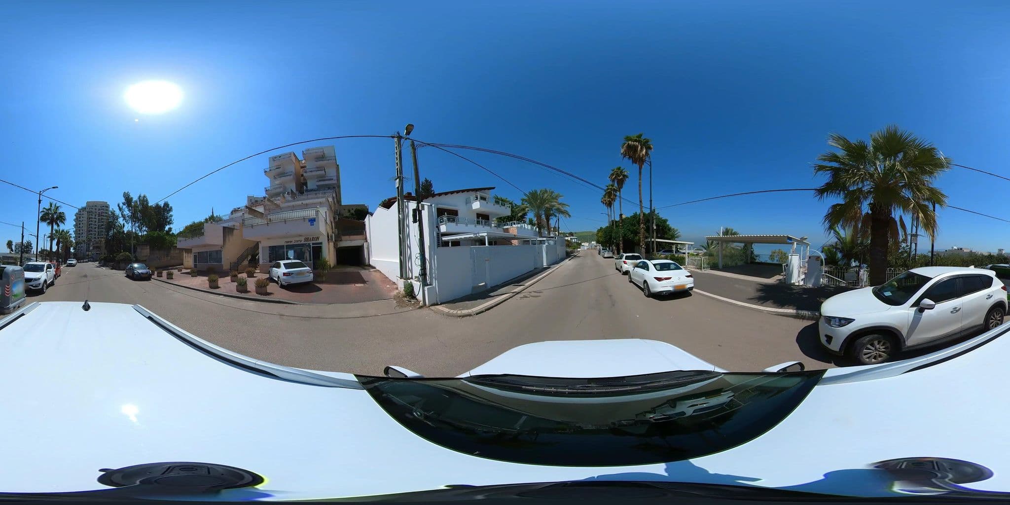 Street view near Villa Tchelet, Tiberias — © Evgeniy360 (CC BY-SA · Mapillary)