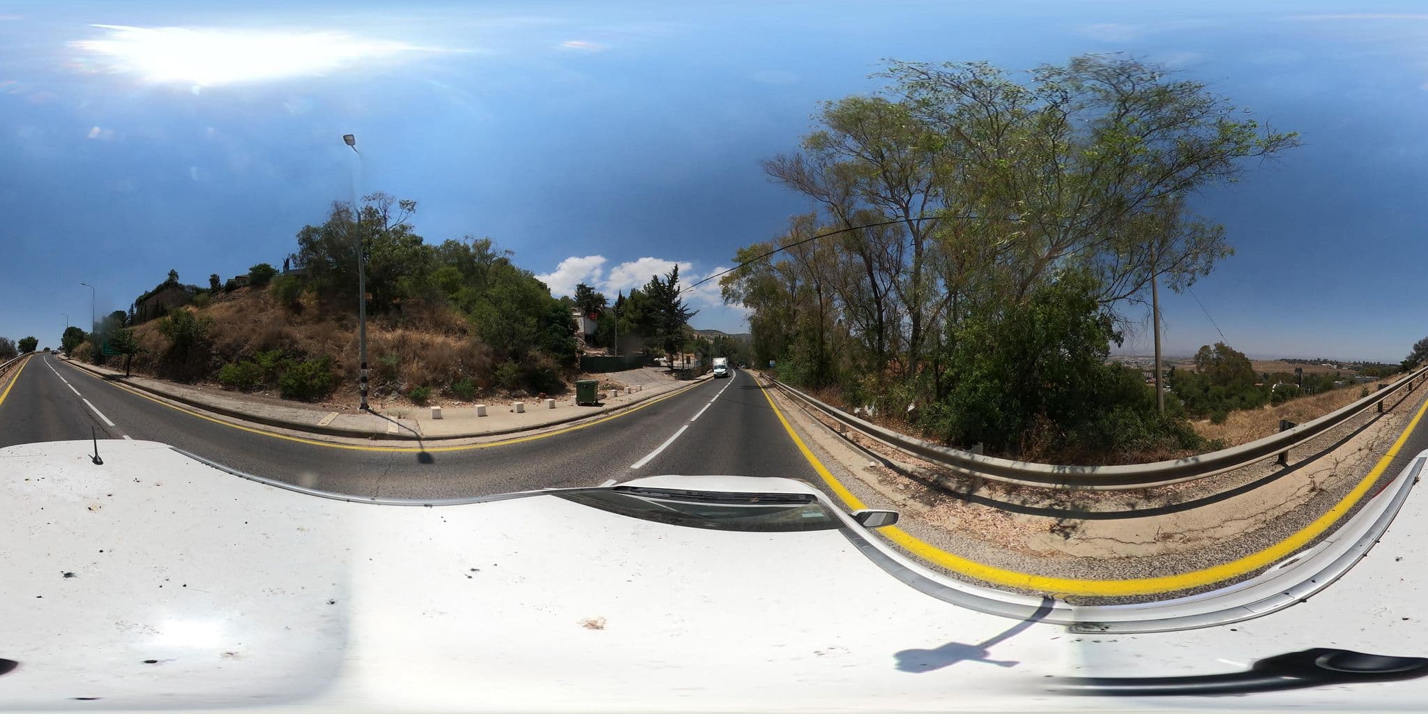 Street view near Auberge Shulamit, Rosh Pinna — © NadavEYZ (CC BY-SA · Mapillary)
