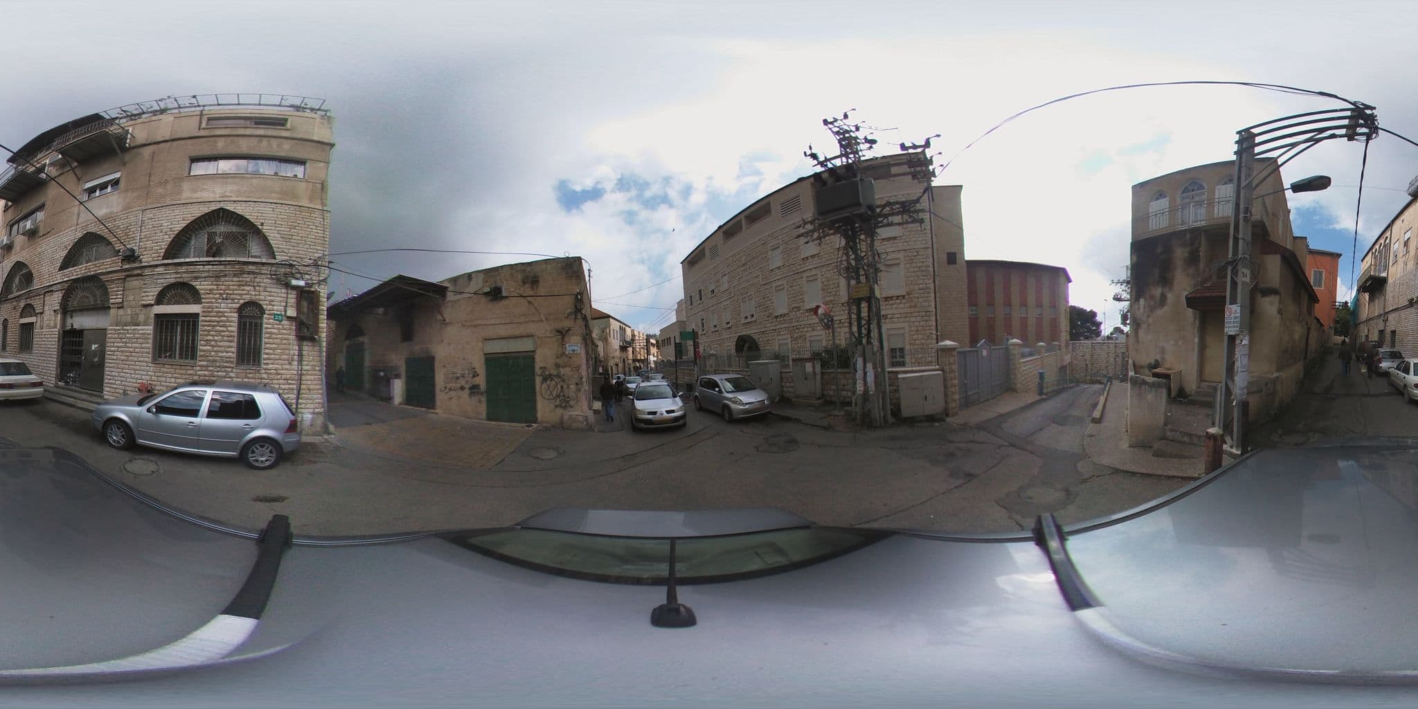 Street view near Daher Guest House, Nazareth — © fjgeoformation (CC BY-SA · Mapillary)