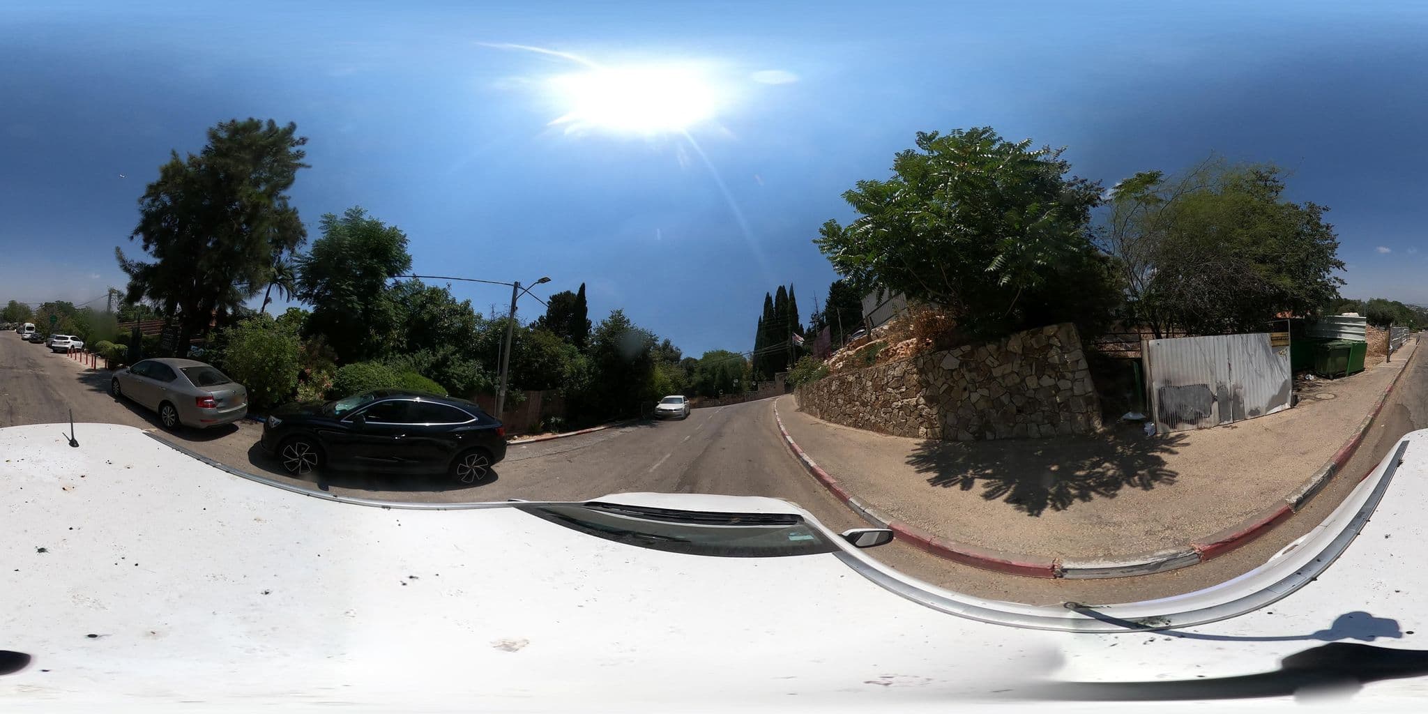 Street view near Villa tehilla, Rosh Pinna — © NadavEYZ (CC BY-SA · Mapillary)