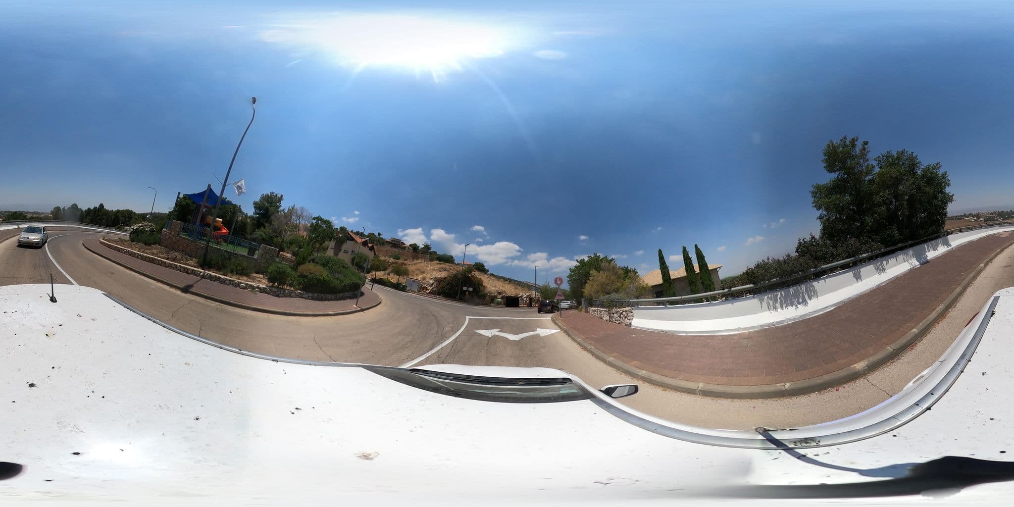 Street view near Boutique Hotel Tamarin, Rosh Pinna — © NadavEYZ (CC BY-SA · Mapillary)
