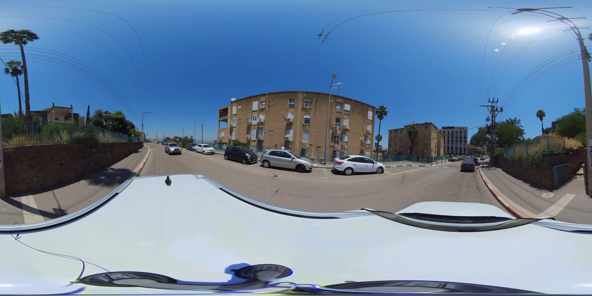 Street view near Lake Mansion, Tiberias — © Evgeniy360 (CC BY-SA · Mapillary)